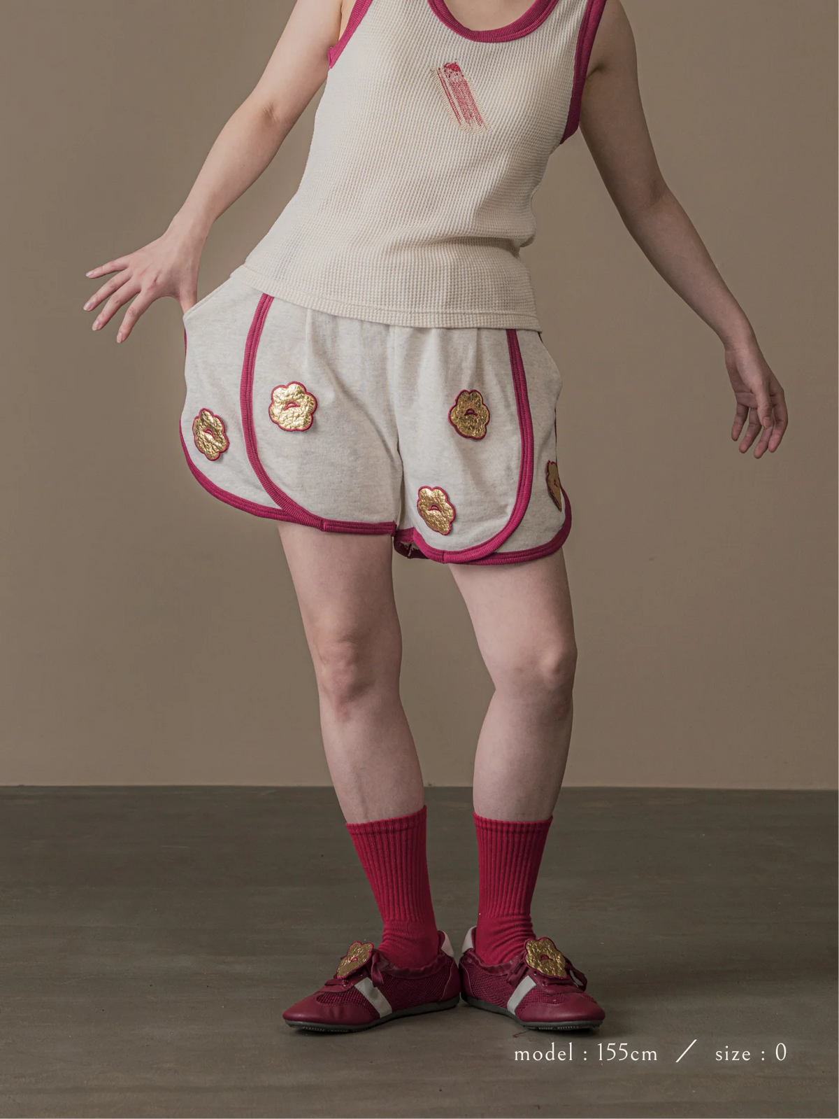 LF SWEAT SHORTS – Beige | FU-AH 【入荷予定アイテム・入荷連絡可能】
