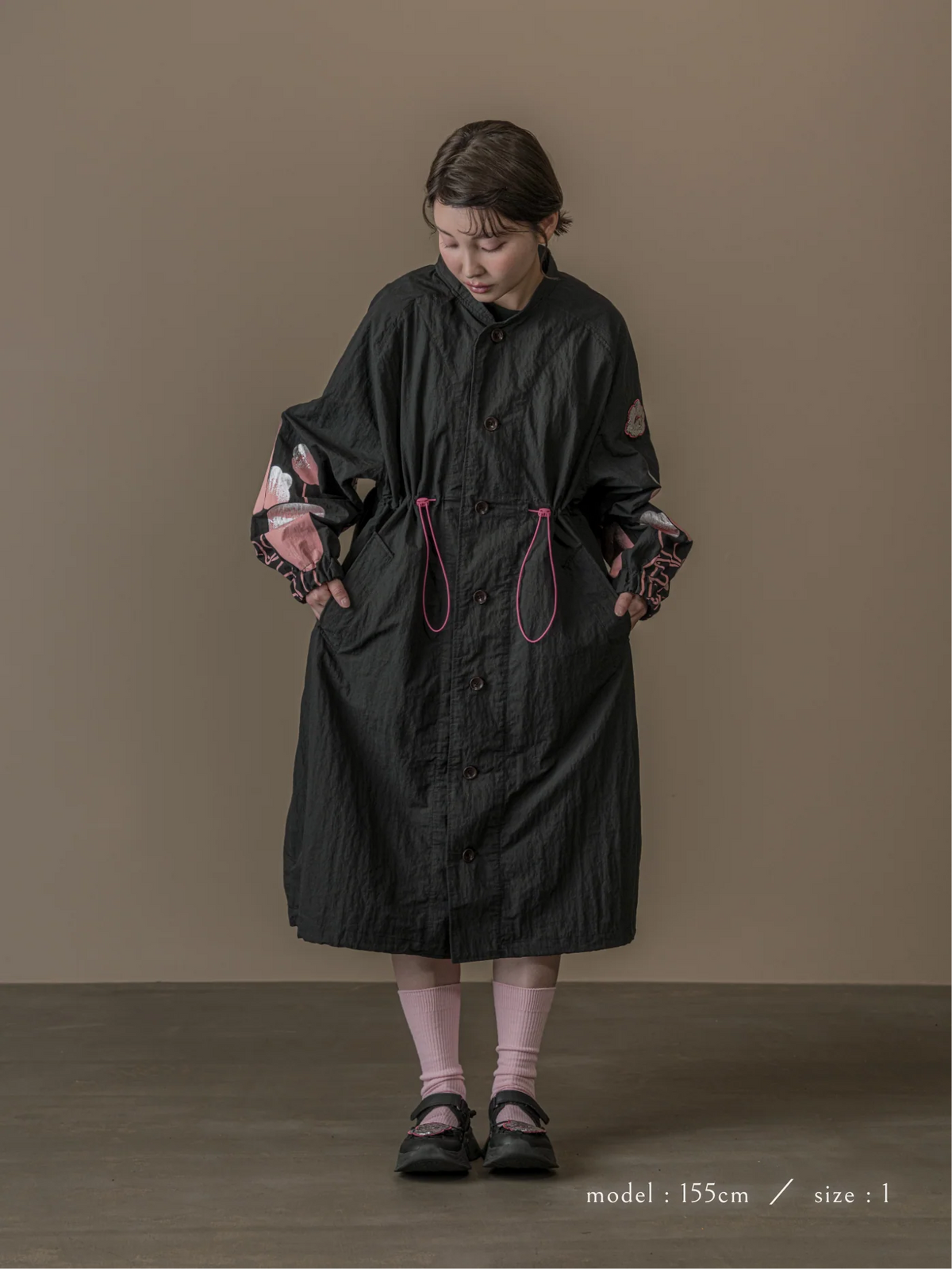 LF COAT – Black | FU-AH 【入荷予定アイテム・入荷連絡可能】