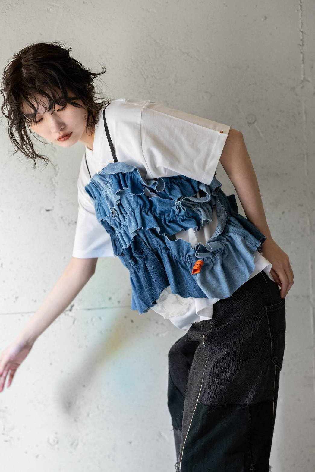 ダンガリーフリルパッチキャミ – Tyepe-B  | REHERSALL