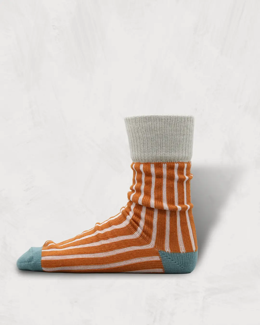 Cotton Needle-Out Socks | Stripes – 4 Colors | DECKA QUALITY SOCKS | SHOWATABÉ【ネコポス選択可能】