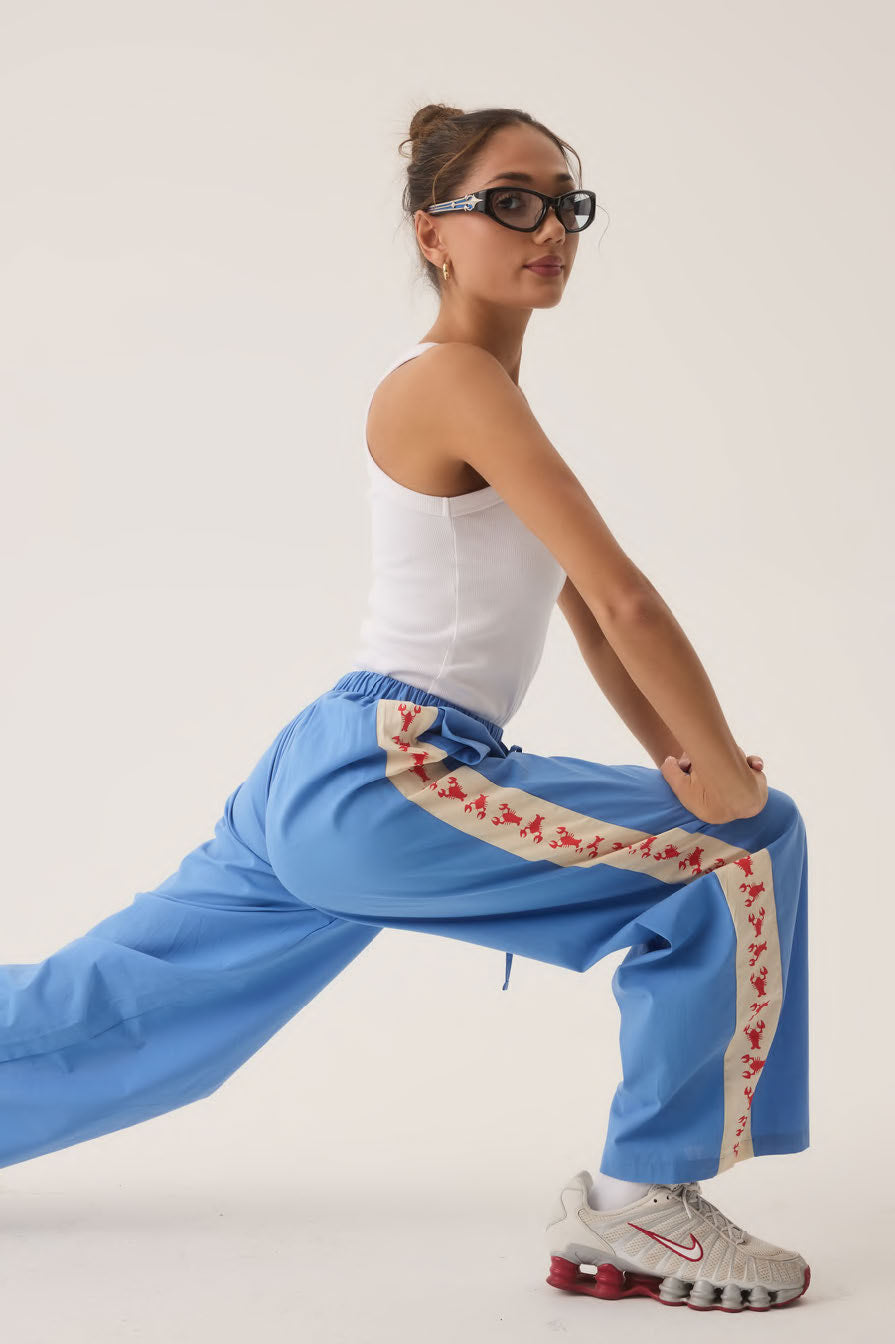 LOBSTER PANT – French Blue | ARAMINTA JAMES