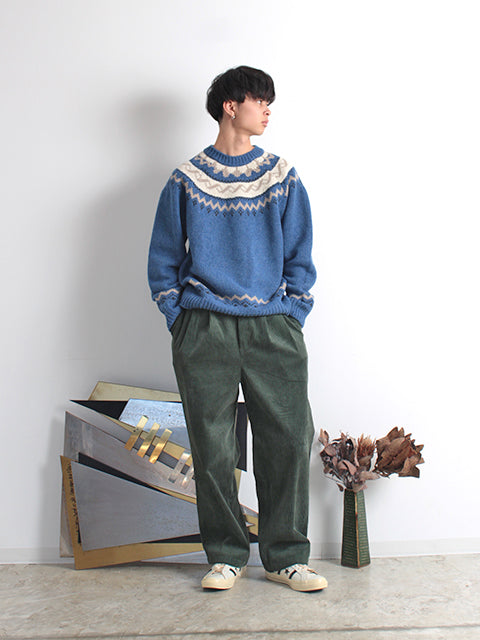 NOR KNIT | Color_Blue | No_co2025aw-01_blue【CONICHIWA BONJOUR_コニチワボンジュール】【入荷予定アイテム・入荷連絡可能】