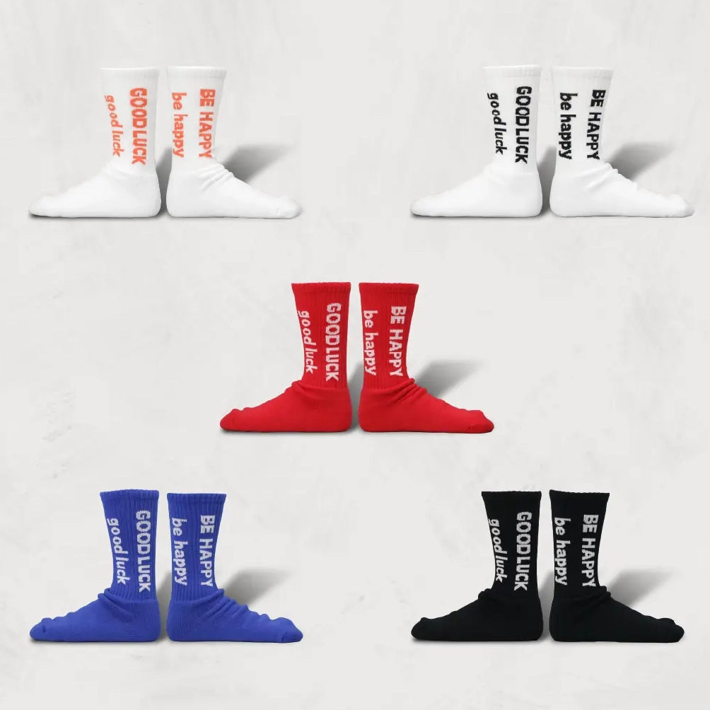 Pile Socks | Best Wishes | Color:4 Colors BNBSW-53【DECKA QUALITY SOCKS_デカクオリティソックス】【DECKA BRÚ NA BÓINNE】【SHOWATABÉ】【ネコポス選択可能】