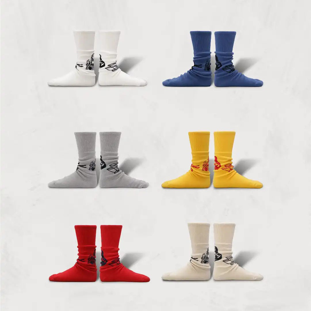 Pile Socks | Leonardo SHOWATABÉ by BRÚ NA BÓINNE【ネコポス選択可能】