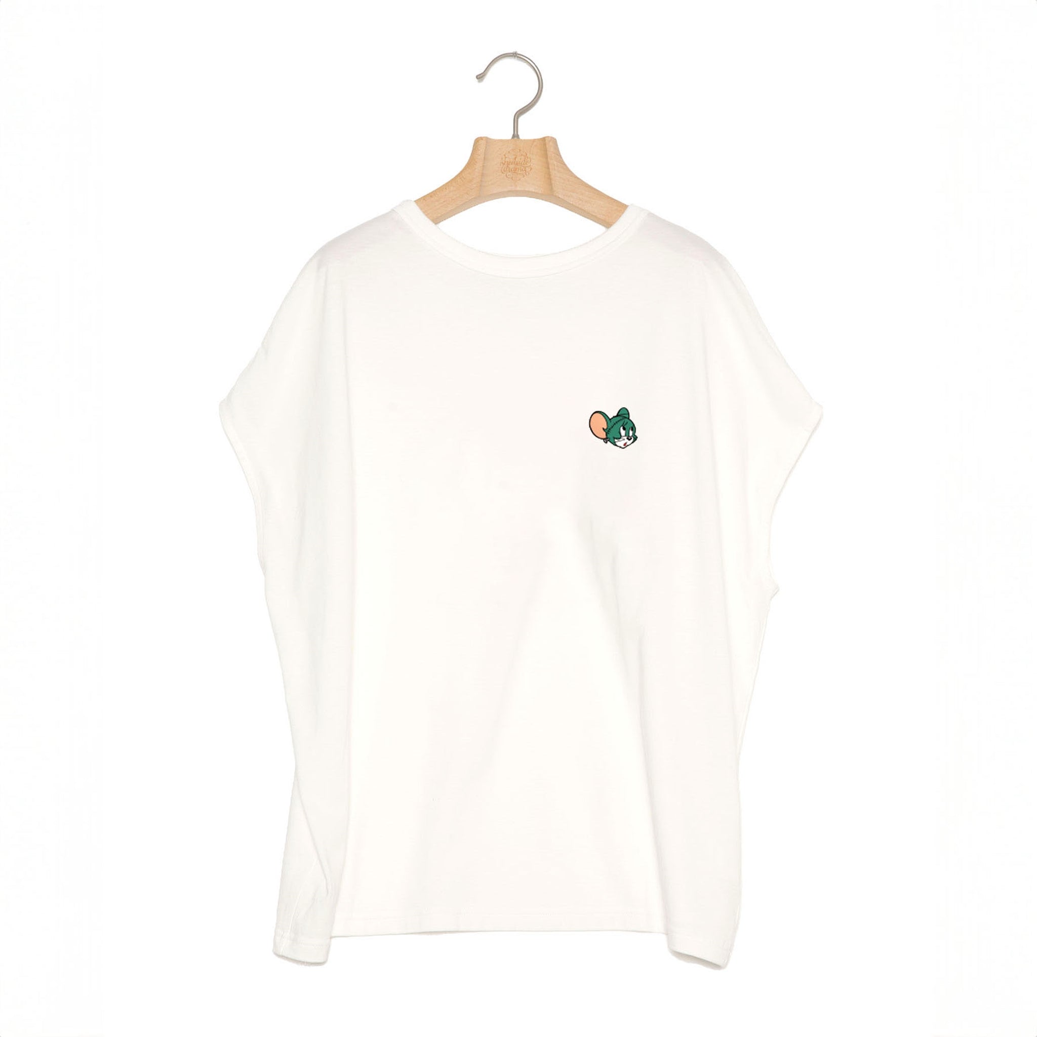 No:bsd24SS-19DW | Name:UnKnown Tee/Zombie mouse | Color:White【BEDSIDEDRAMA_ベッドサイドドラマ】