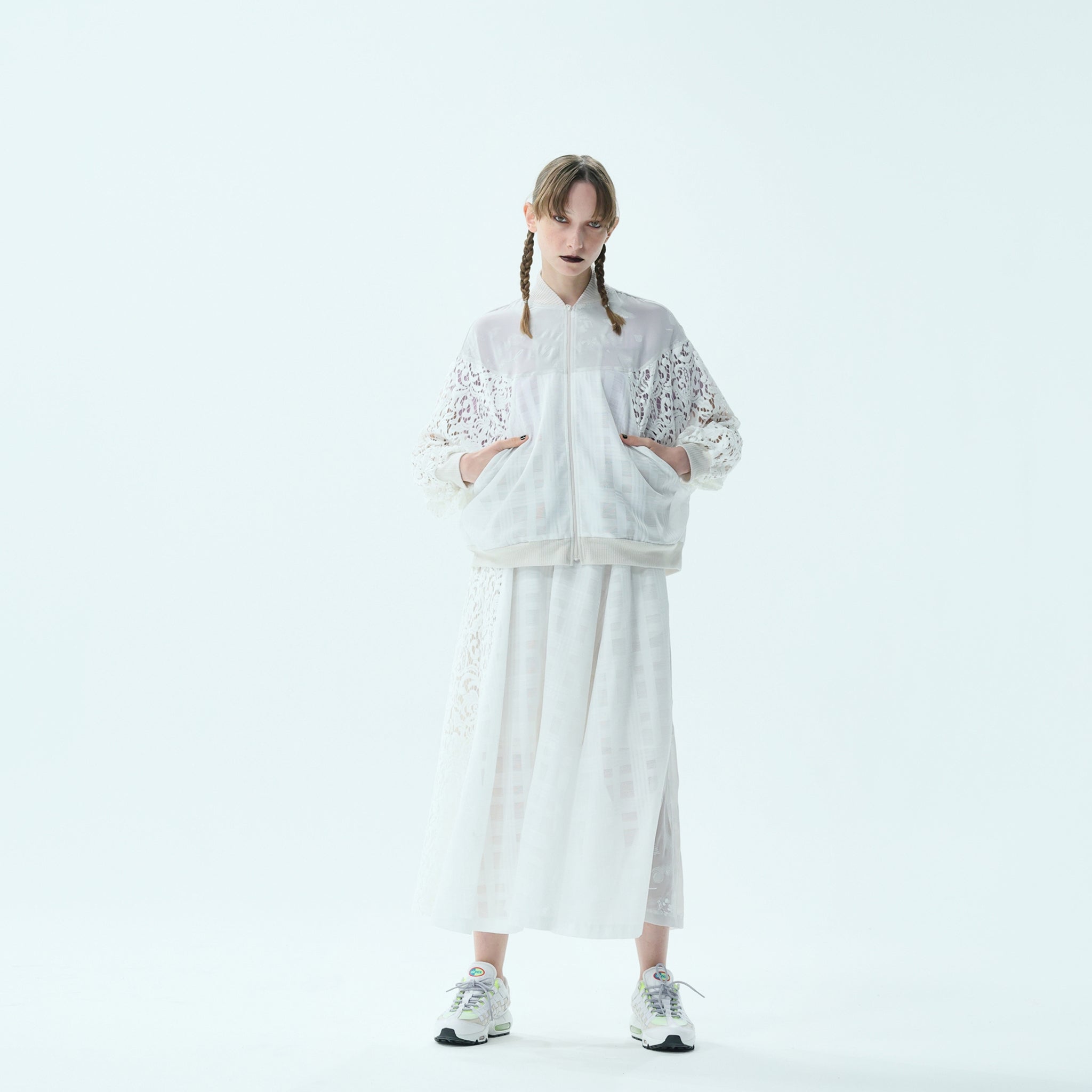 No:bsd24SS-12A | Name:Skelton Ghost Blouson | Color:White【BEDSIDEDRAMA_ベッドサイドドラマ】【入荷予定アイテム・入荷連絡可能】