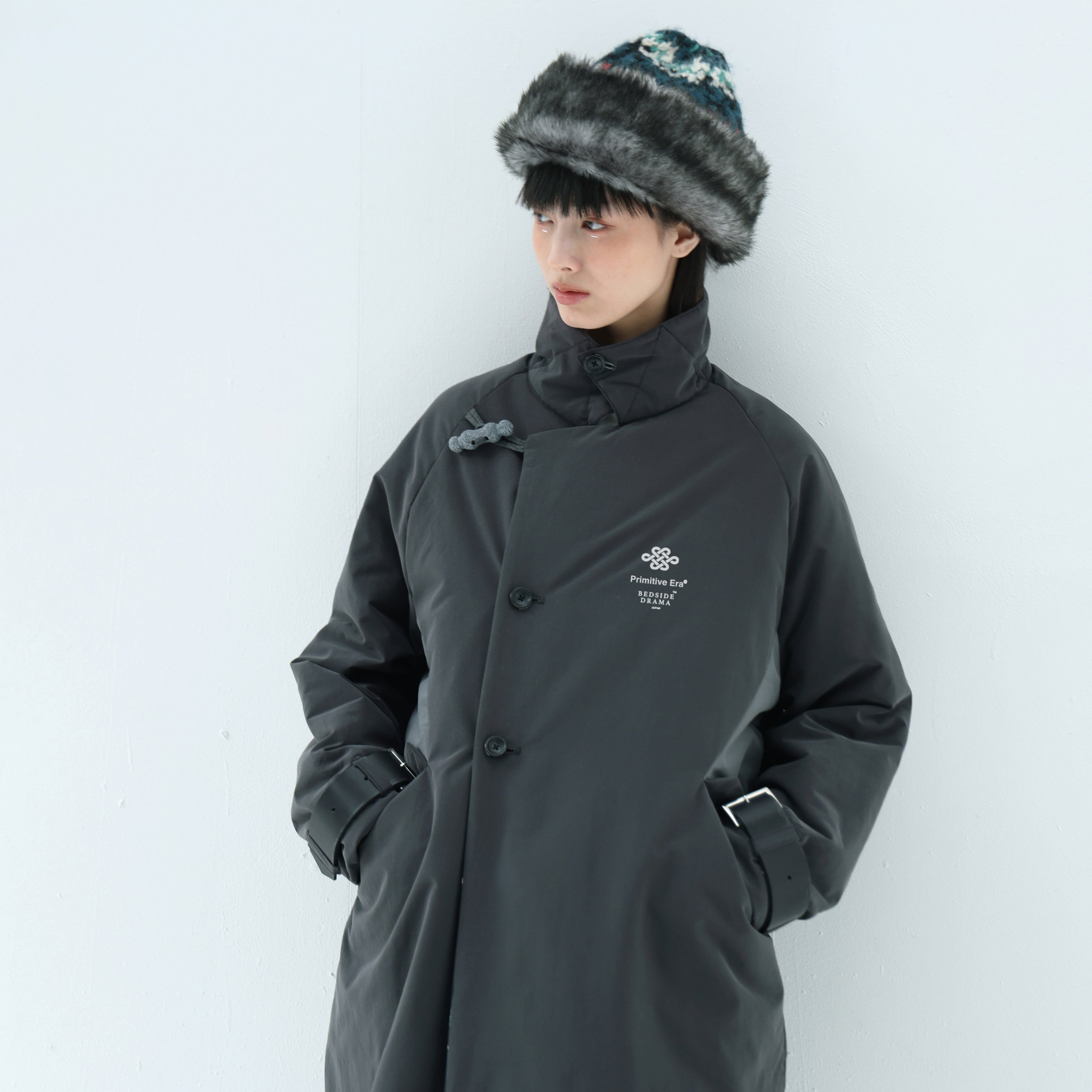 Star Relic Reversible Coat | Color_Black | No_bsd25aw-04_black【BEDSIDEDRAMA_ベッドサイドドラマ】【入荷予定アイテム・入荷連絡可能】