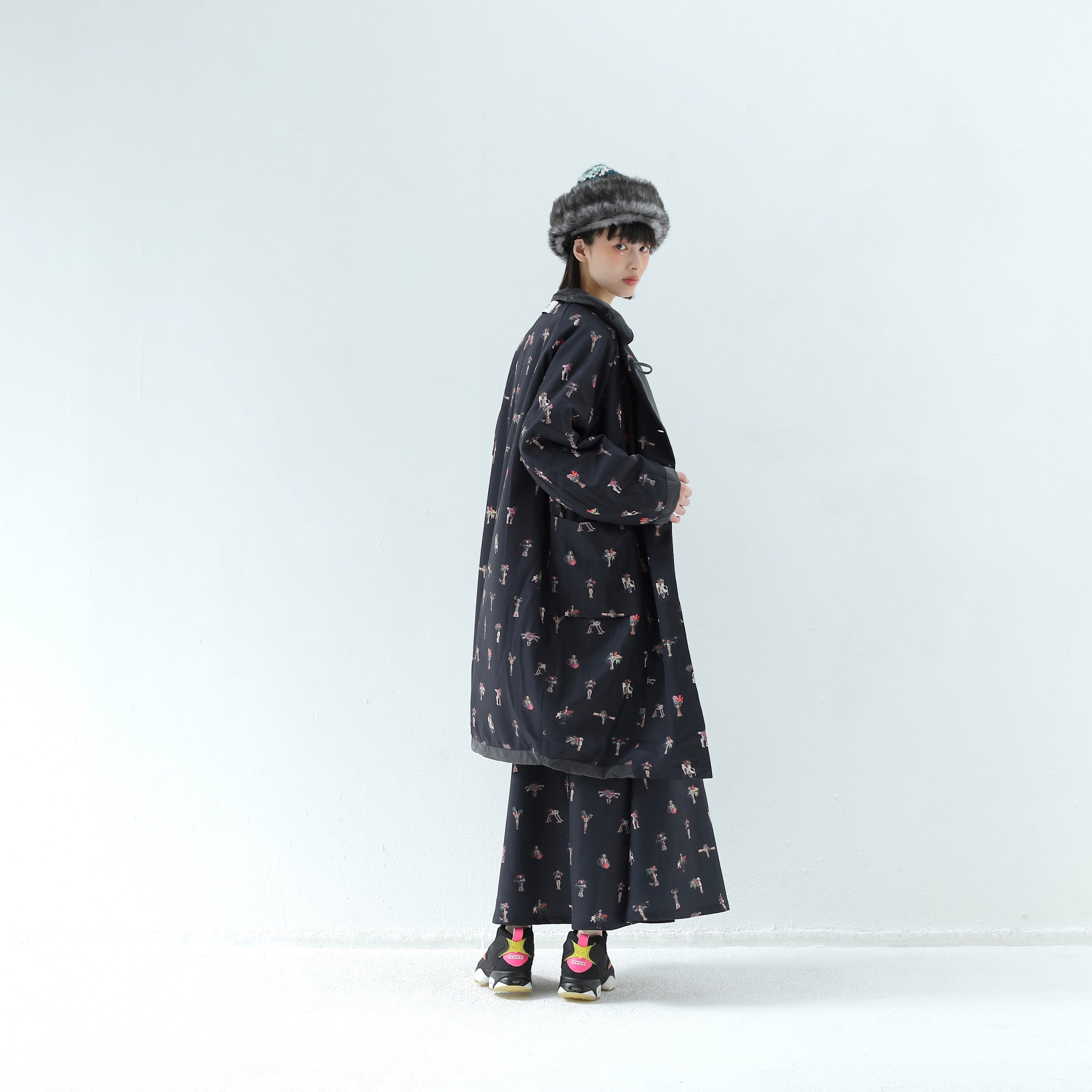 Star Relic Reversible Coat | Color_Black | No_bsd25aw-04_black【BEDSIDEDRAMA_ベッドサイドドラマ】【入荷予定アイテム・入荷連絡可能】