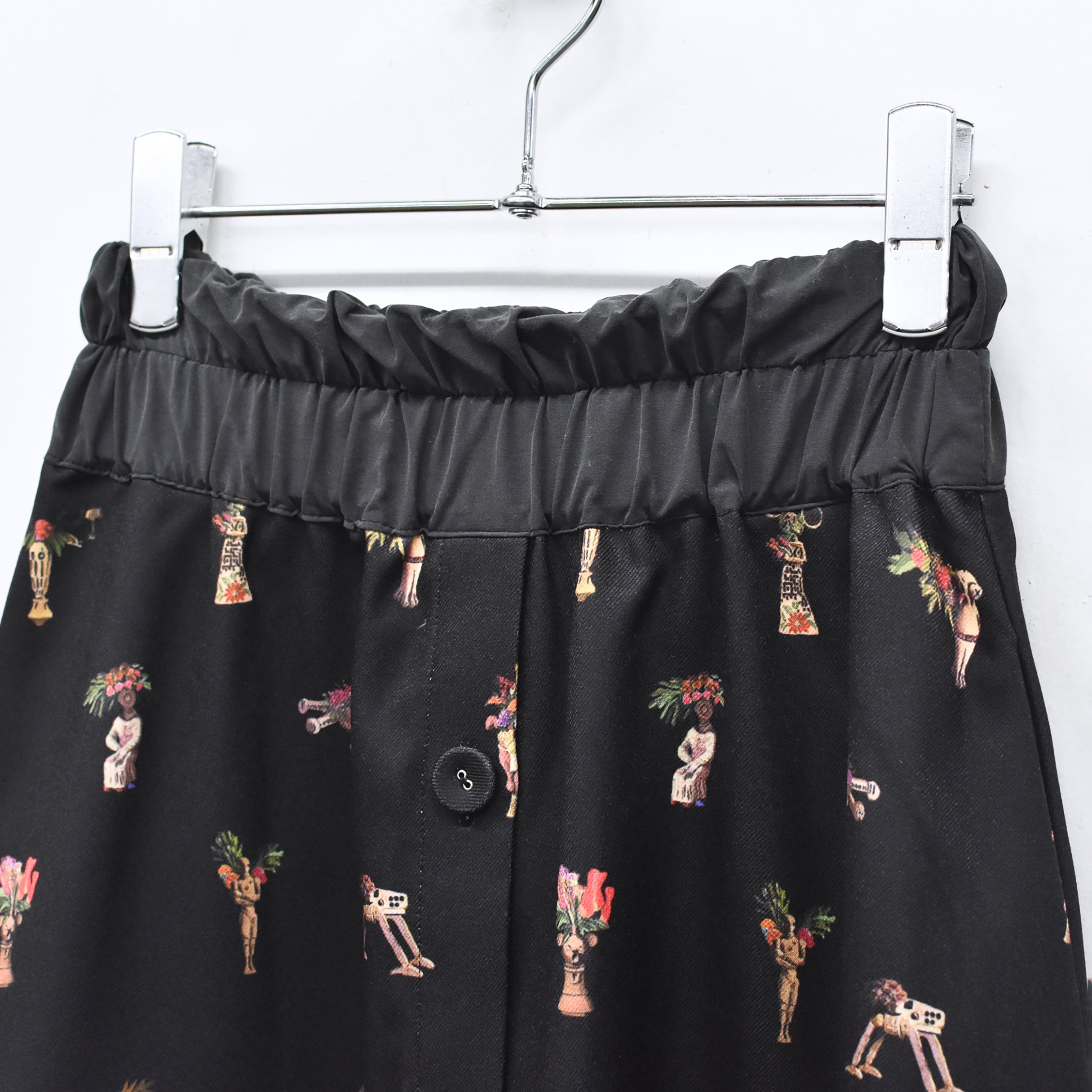 Star Relic Shirt Skirt | Color_Black | No_bsd25aw-05_black【BEDSIDEDRAMA_ベッドサイドドラマ】【入荷予定アイテム・入荷連絡可能】