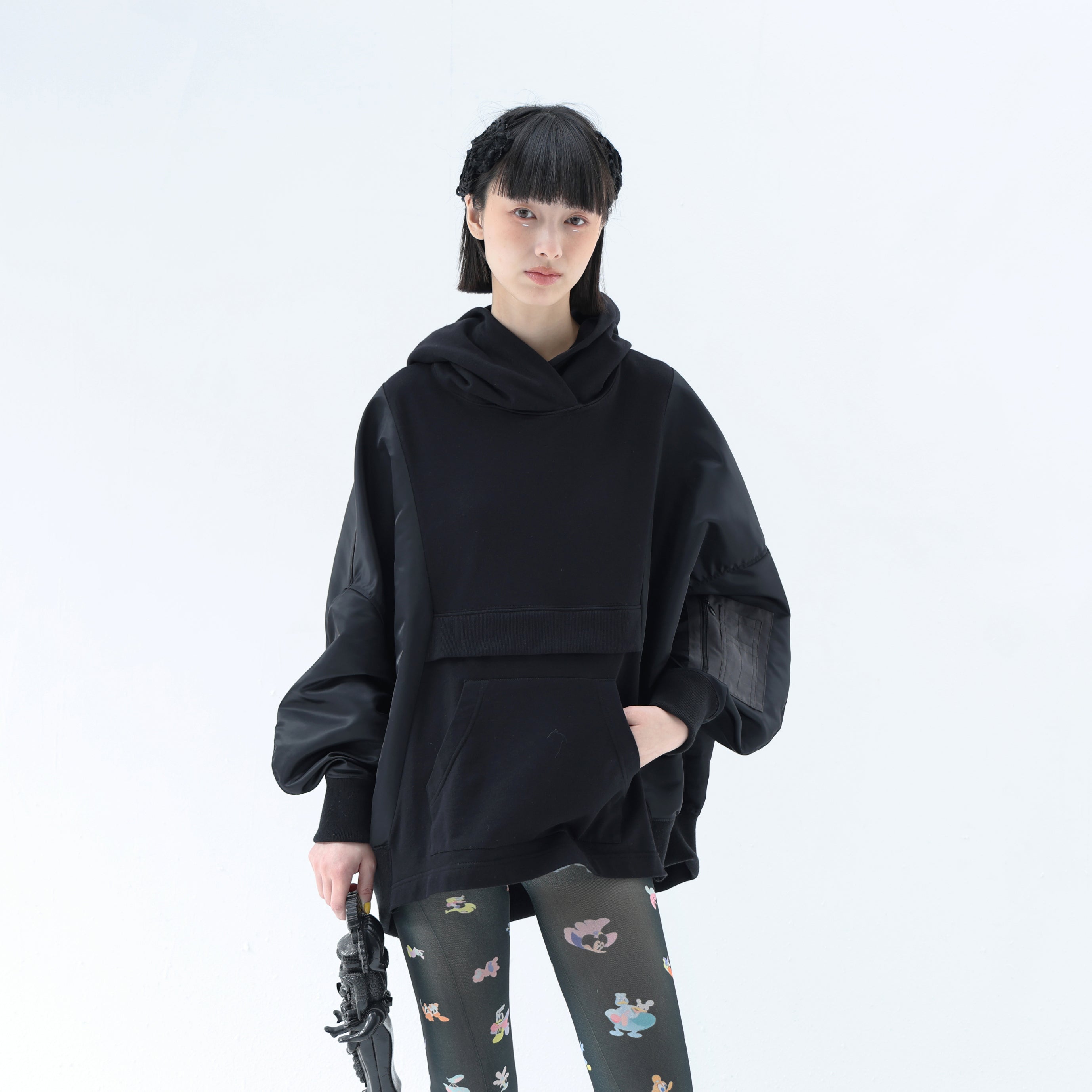 Jomon Period Parker | Color_Black | No_bsd25aw-13_black【BEDSIDEDRAMA_ベッドサイドドラマ】【入荷予定アイテム・入荷連絡可能】