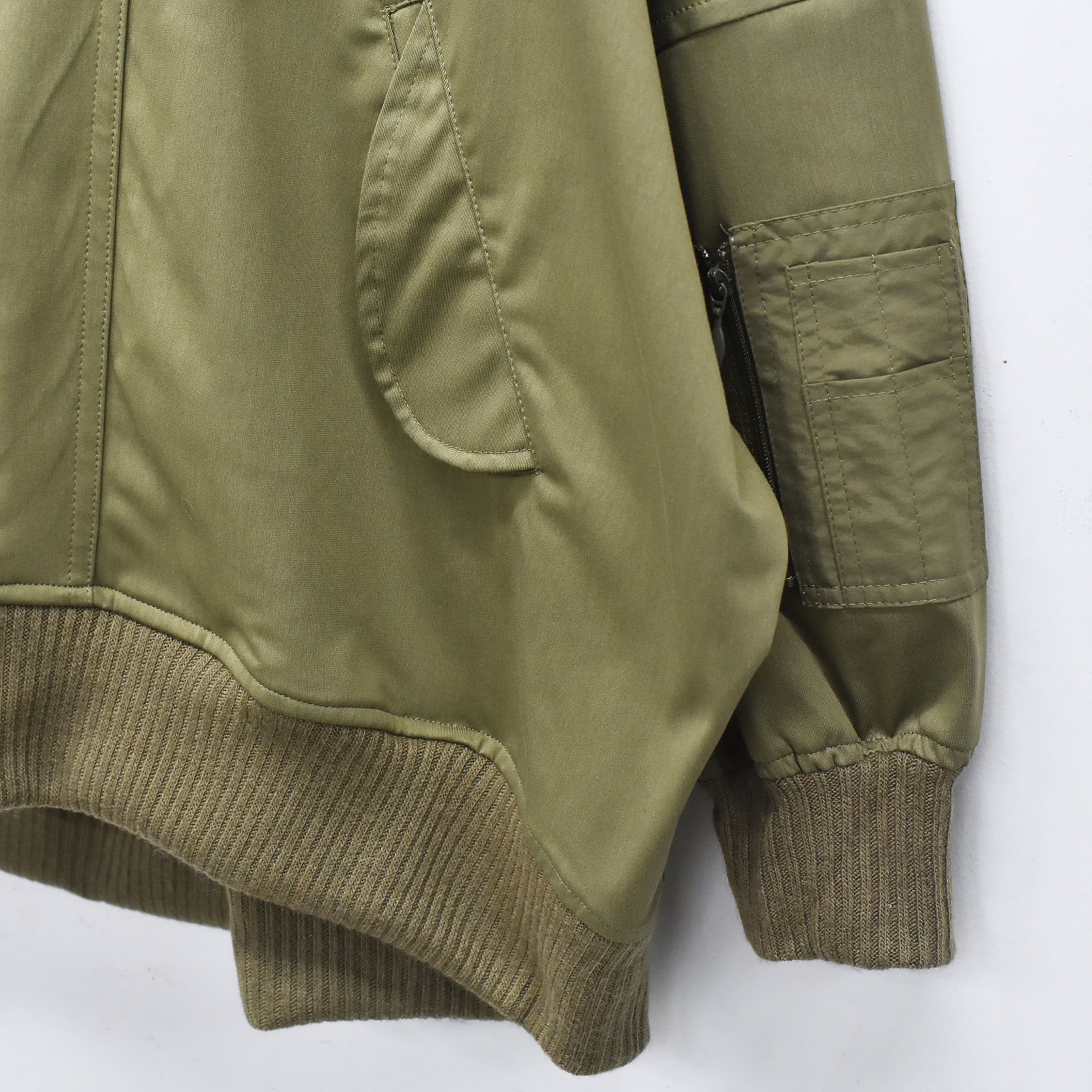 MA-1 Pullover | Color_Khaki | No_bsd25aw-14_khaki【BEDSIDEDRAMA_ベッドサイドドラマ】【入荷予定アイテム・入荷連絡可能】