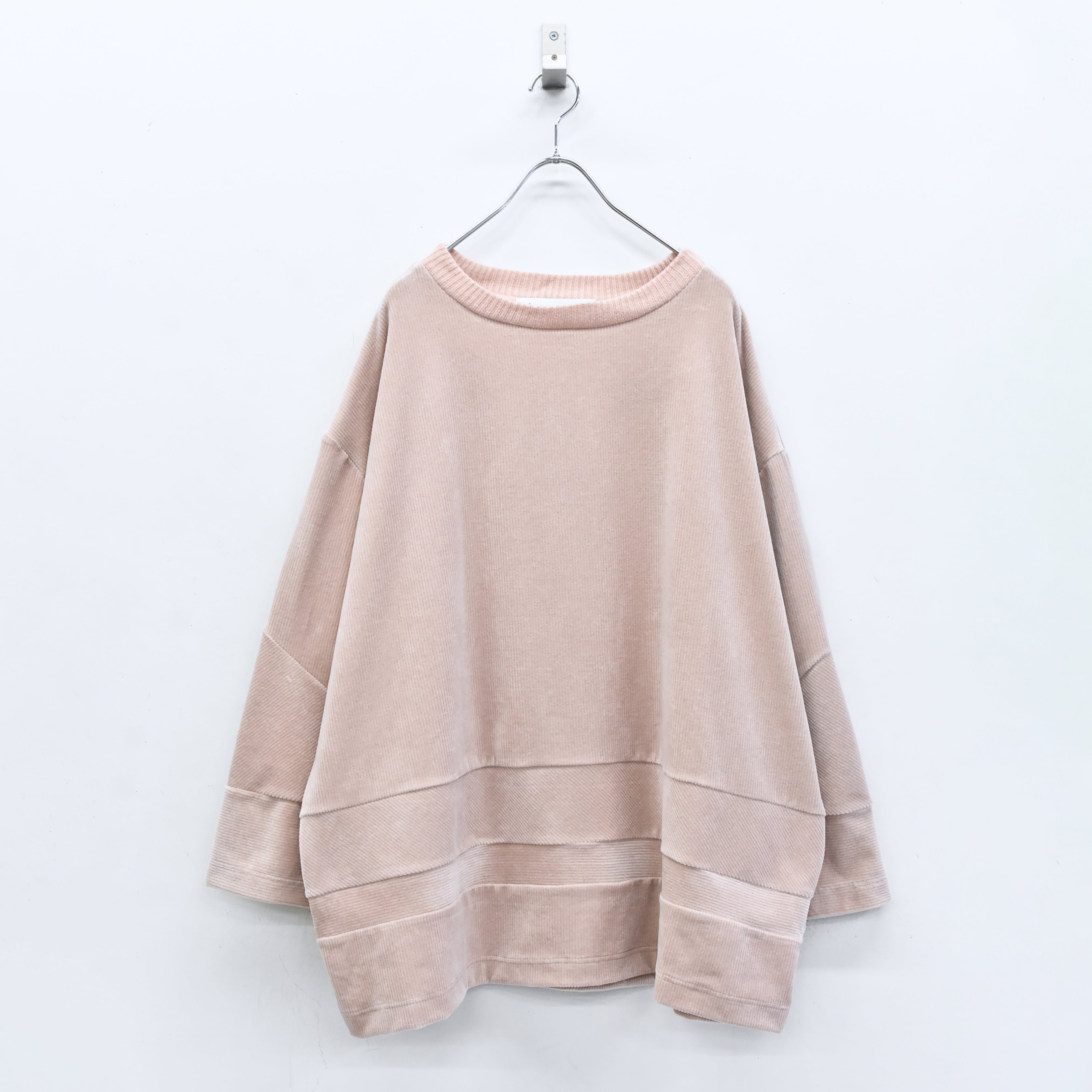 Pattern Switch Pullover | Color_Pink | No_bsd25aw-17_pink【BEDSIDEDRAMA_ベッドサイドドラマ】【入荷予定アイテム・入荷連絡可能】