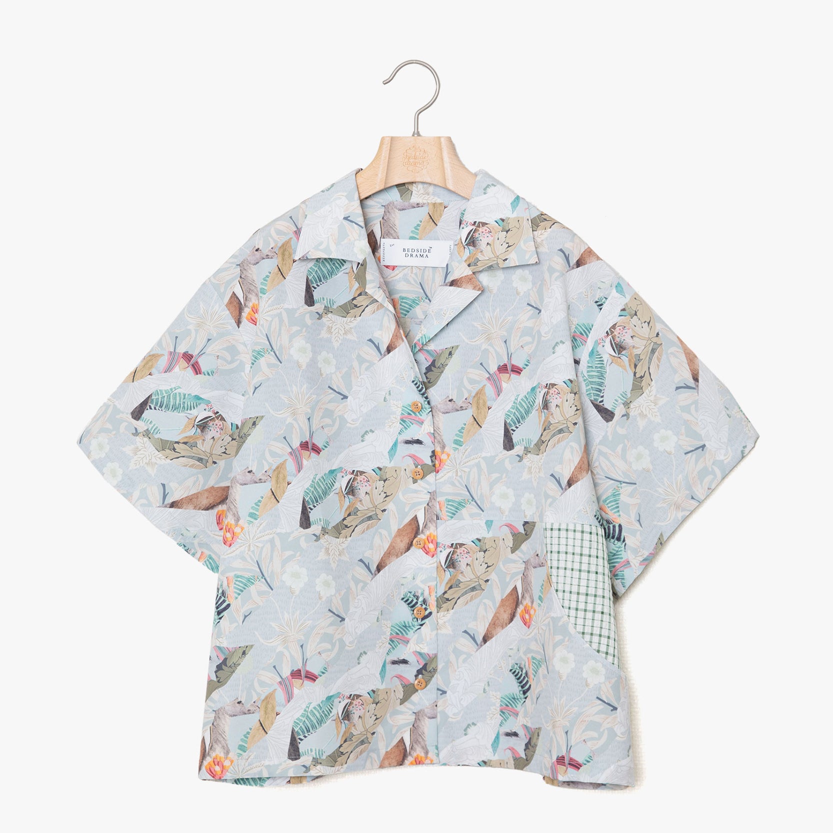 BSD25SS-05_Grey | Arts & Crafts ALOHA Shirt | Color:Grey【BEDSIDEDRAMA_ベッドサイドドラマ】【入荷予定アイテム・入荷連絡可能】