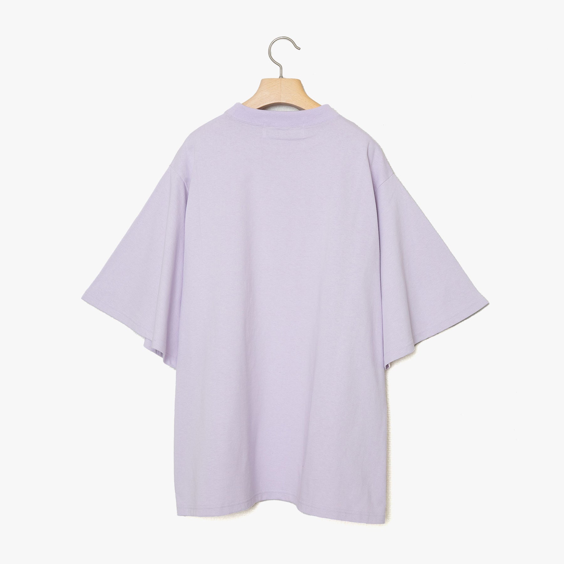 BSD25SS-21A_Purple | CALM Flare Tee | Color:Purple【BEDSIDEDRAMA_ベッドサイドドラマ】【入荷予定アイテム・入荷連絡可能】