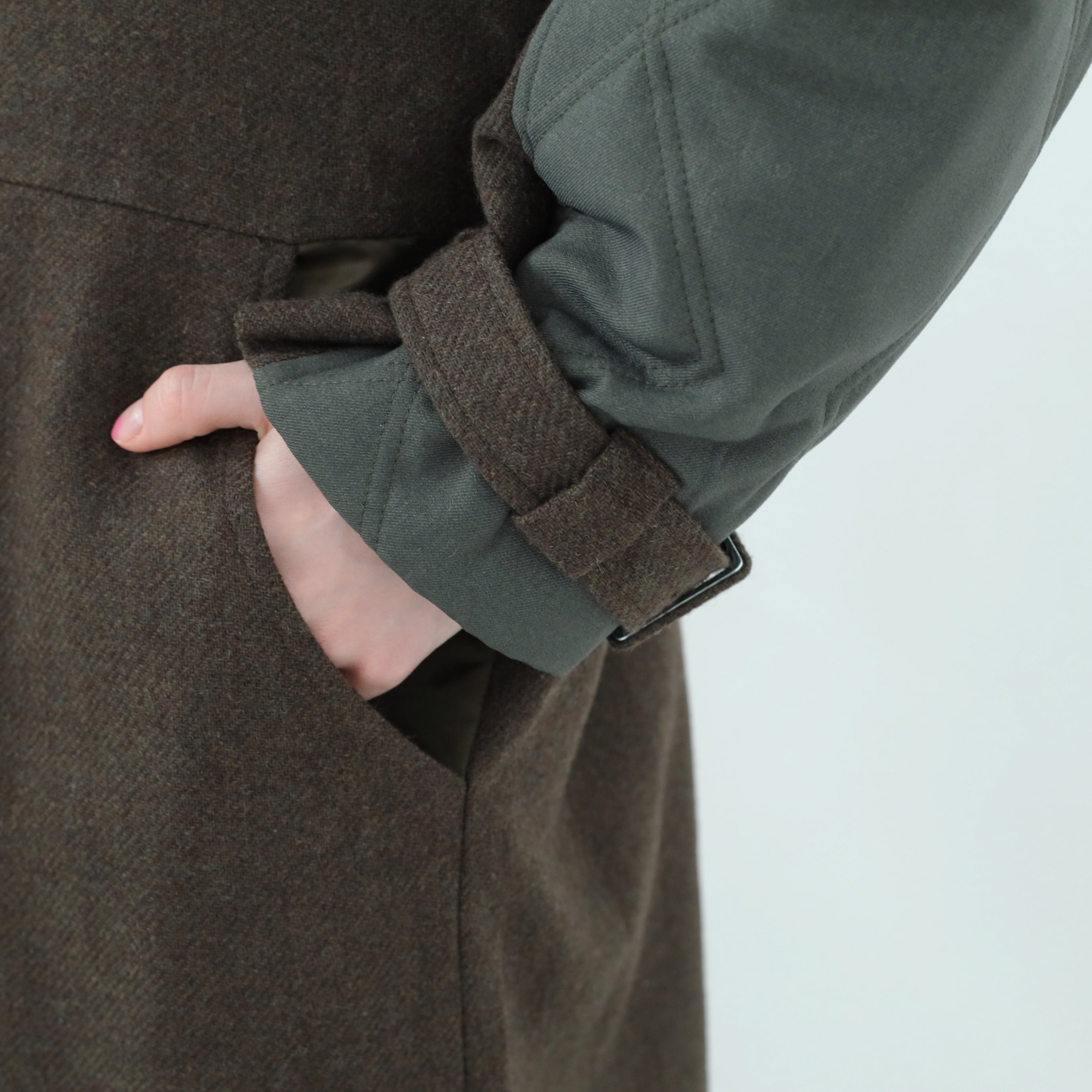 Dreamin' Mix Wide Coat – Khaki | BEDSIDEDRAMA | 入荷予定アイテム