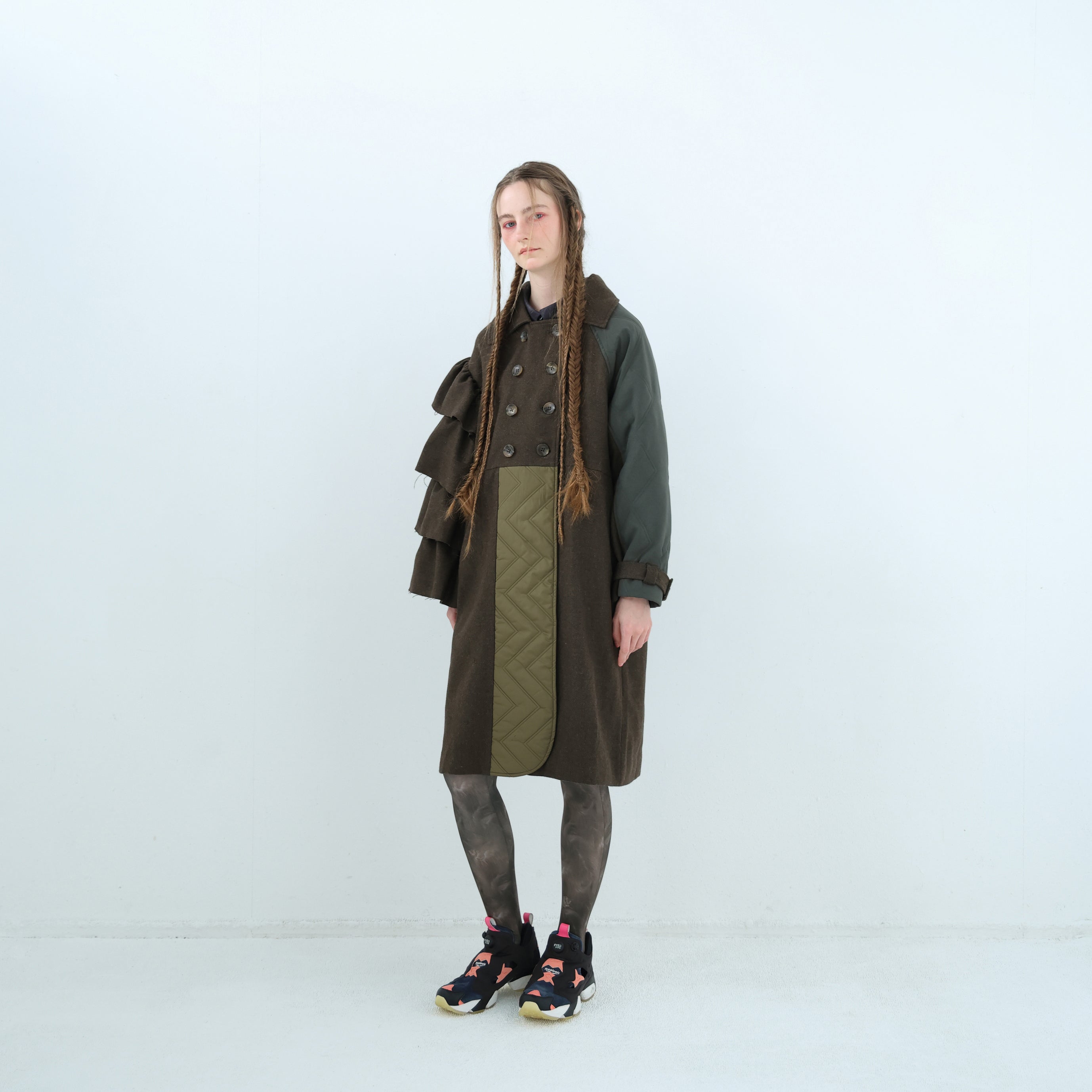Dreamin' Mix Wide Coat – Khaki | BEDSIDEDRAMA | 入荷予定アイテム