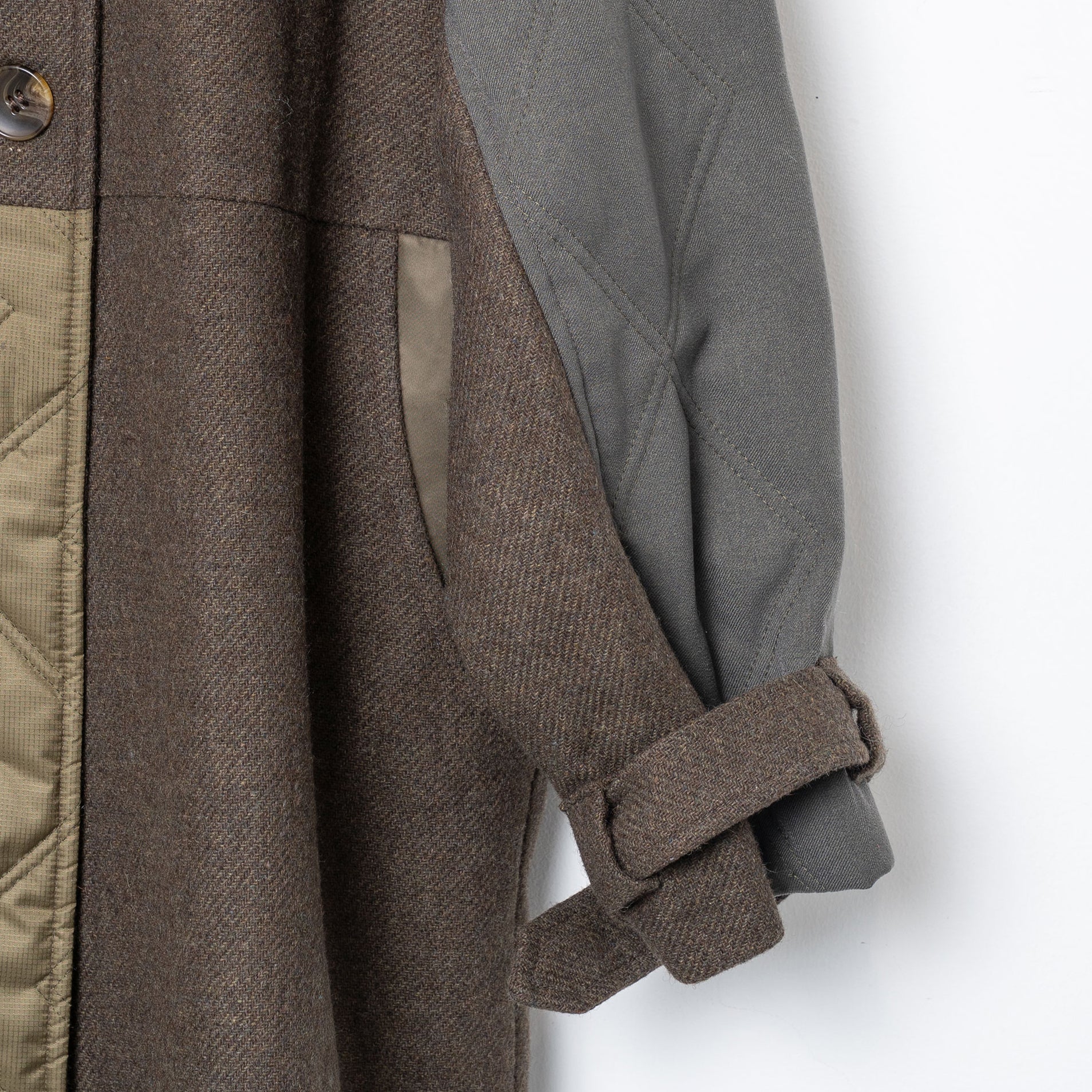 Dreamin' Mix Wide Coat – Khaki | BEDSIDEDRAMA | 入荷予定アイテム