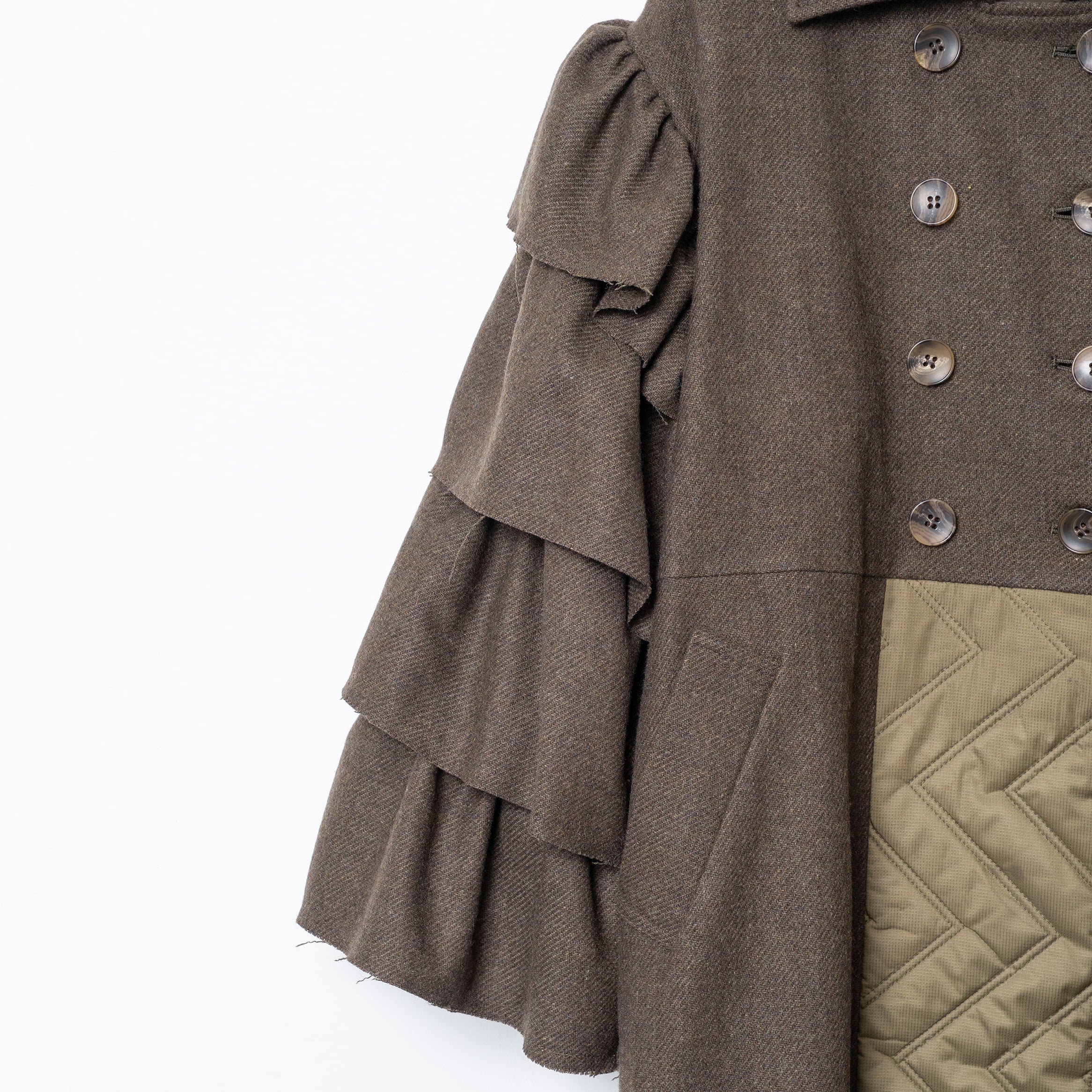 Dreamin' Mix Wide Coat – Khaki | BEDSIDEDRAMA | 入荷予定アイテム