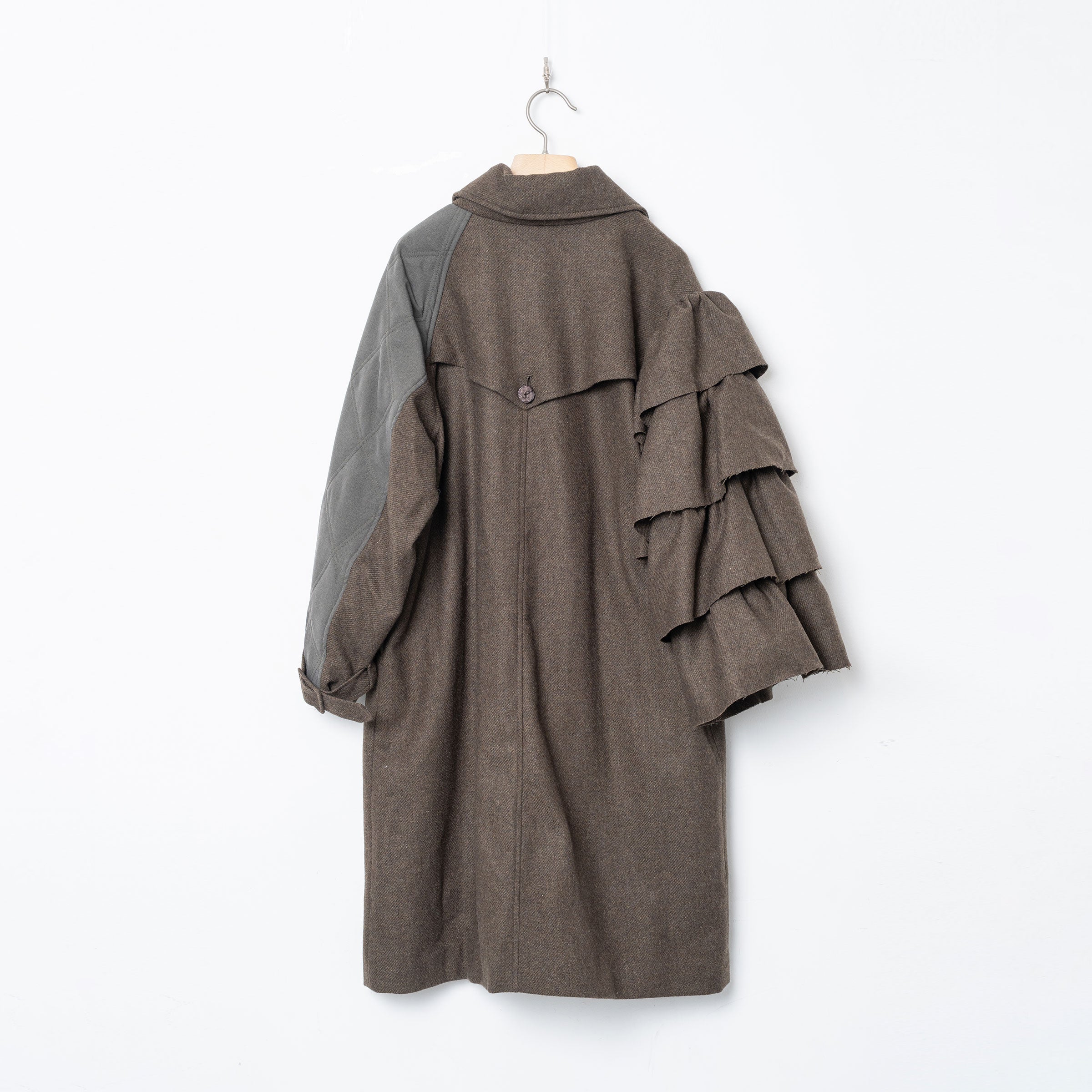 Dreamin' Mix Wide Coat – Khaki | BEDSIDEDRAMA | 入荷予定アイテム