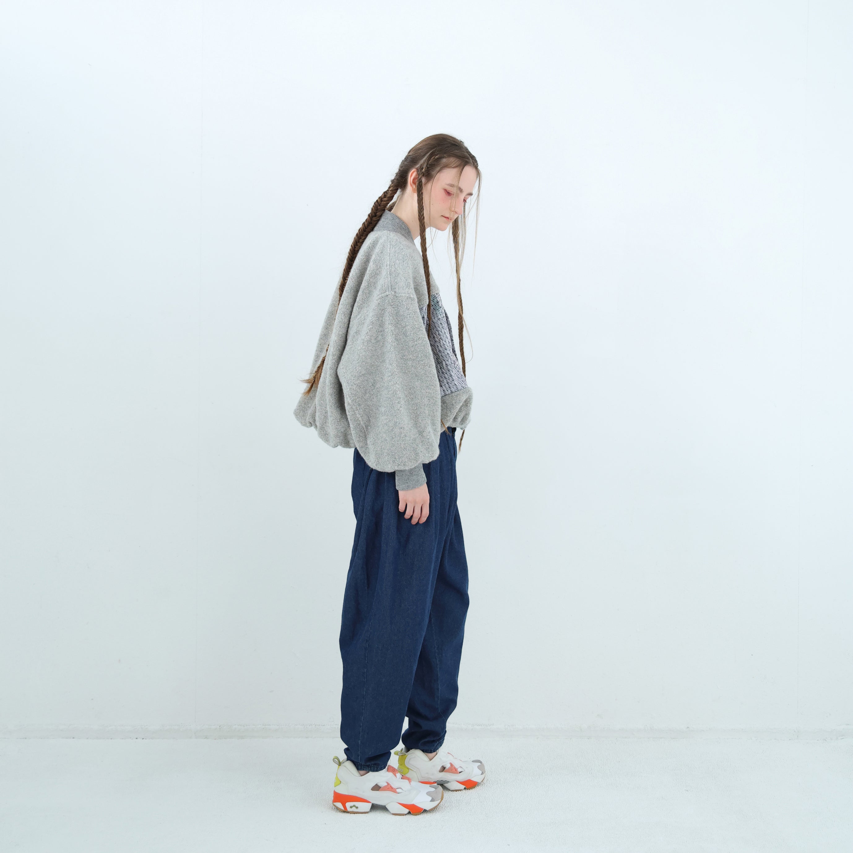 Outdoor Big Pocket Mix Blouson – Grey | BEDSIDEDRAMA | 入荷予定アイテム