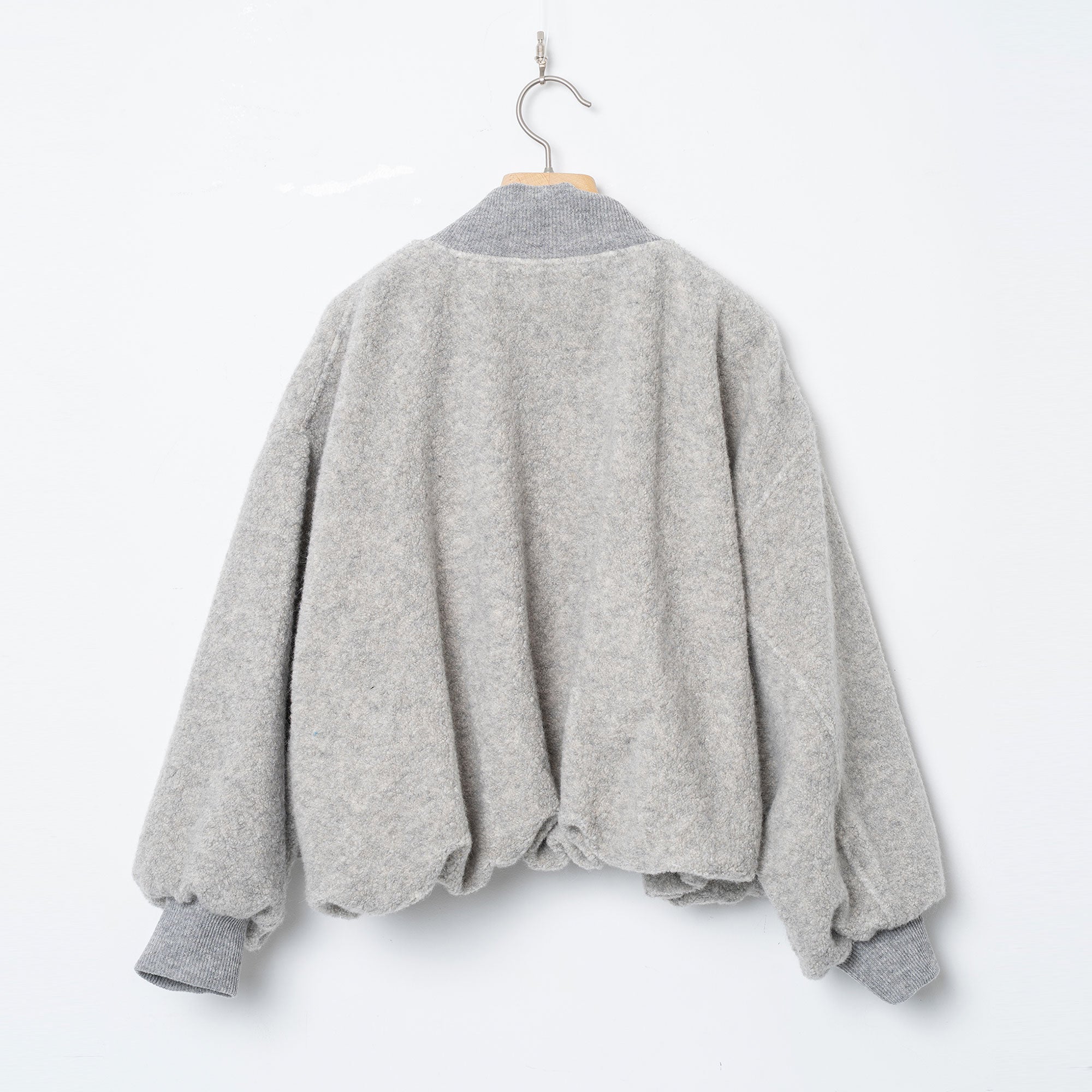 Outdoor Big Pocket Mix Blouson – Grey | BEDSIDEDRAMA | 入荷予定アイテム