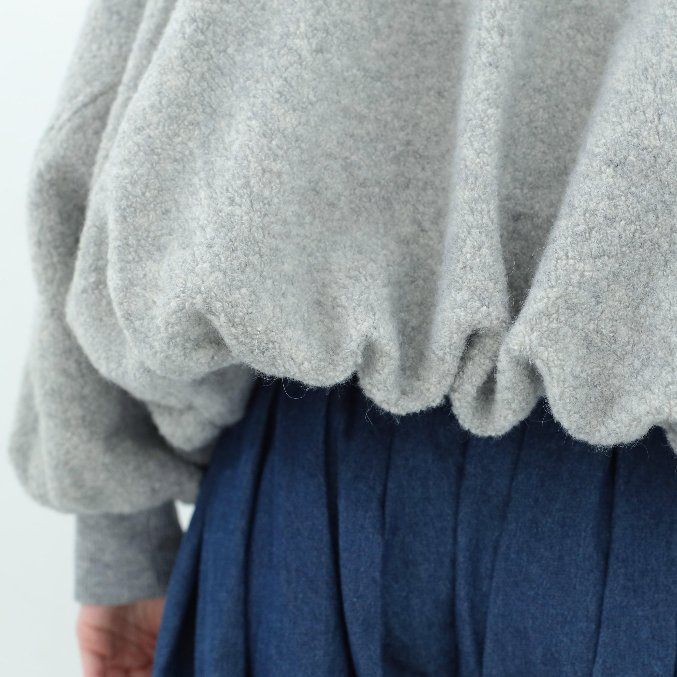 Outdoor Big Pocket Mix Blouson – Grey | BEDSIDEDRAMA | 入荷予定アイテム