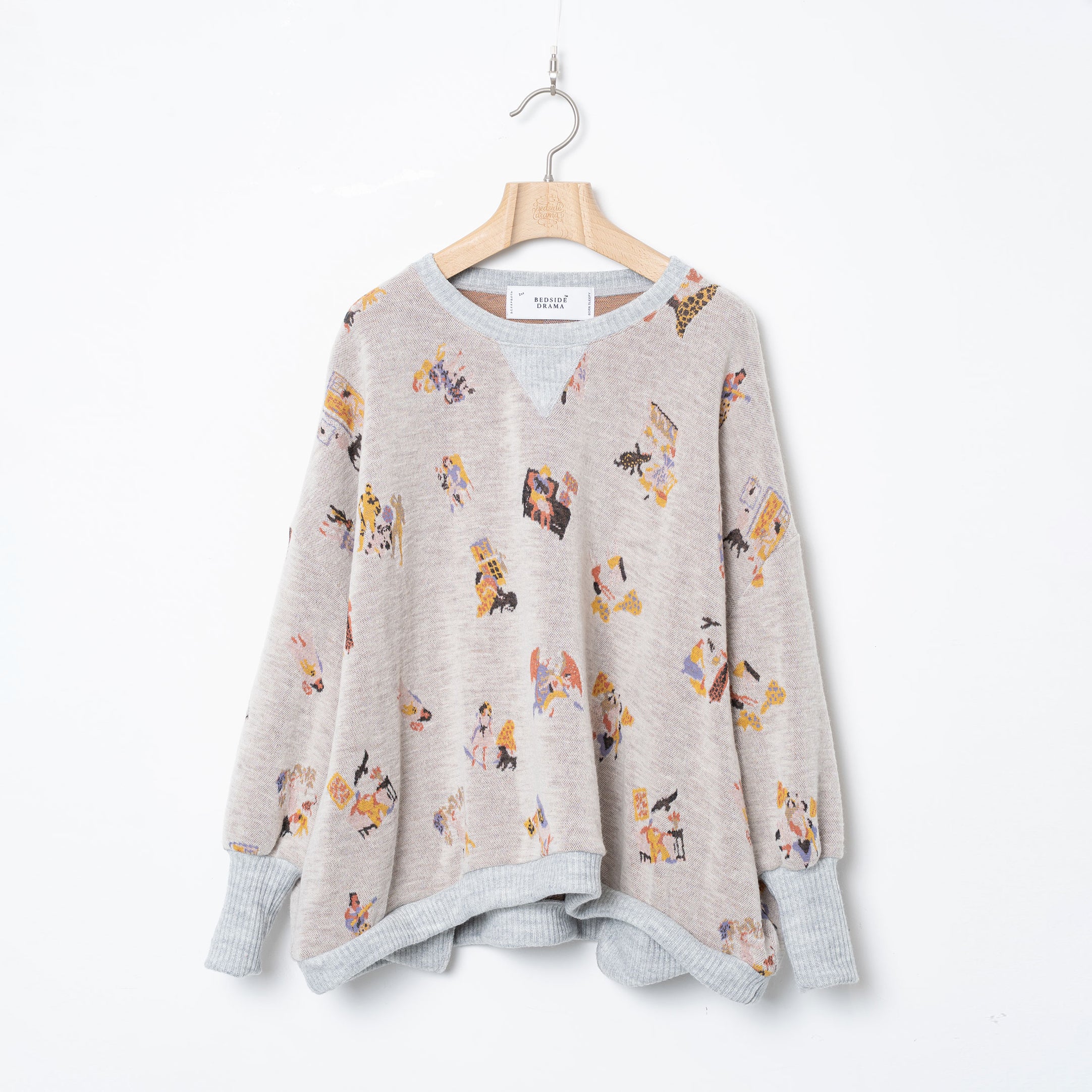 Twenty Night JQ Pulover – Grey | BEDSIDEDRAMA | 入荷予定アイテム