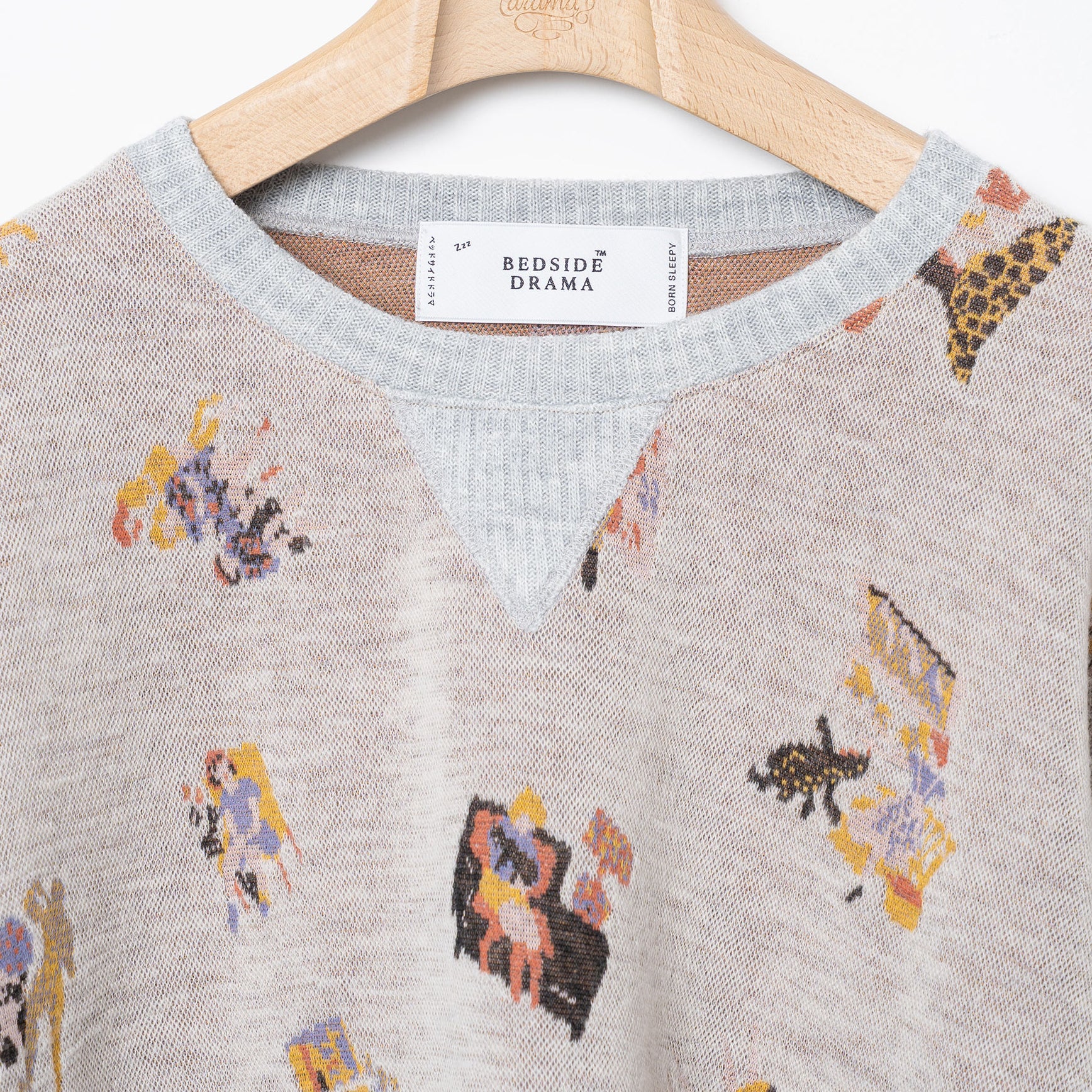 Twenty Night JQ Pulover – Grey | BEDSIDEDRAMA | 入荷予定アイテム