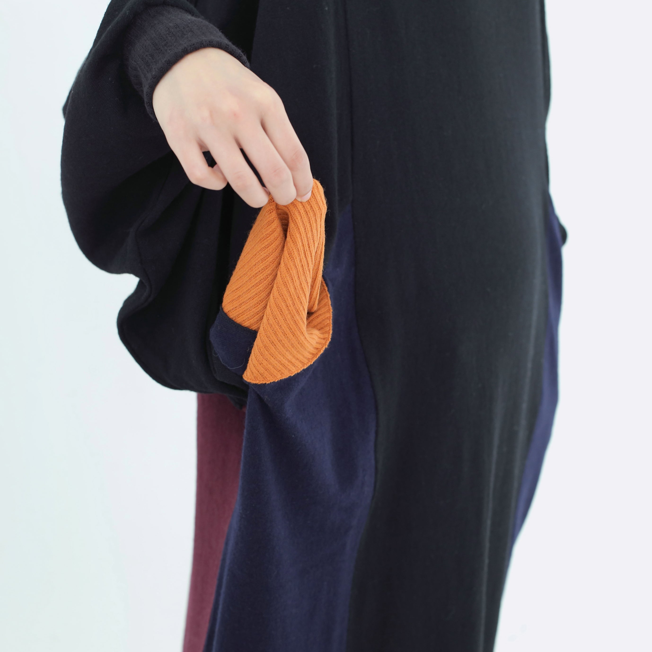 Pattern Switch Wide Dress – Black | BEDSIDEDRAMA | 入荷予定アイテム