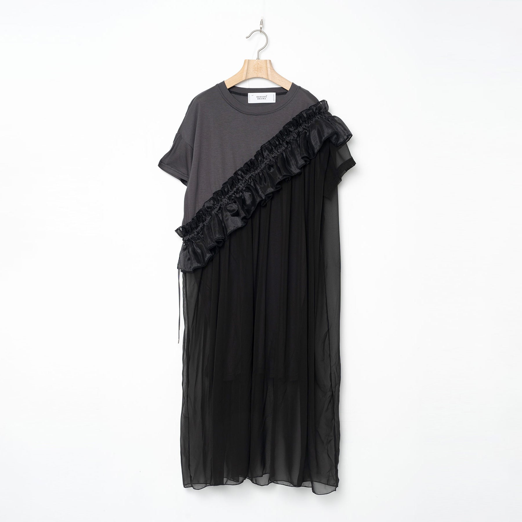 Tutu Frill Tee Dress | Color_Black | No_BSD26SS-08_Black【BEDSIDEDRAMA_ベッドサイドドラマ】【入荷予定アイテム・入荷連絡可能】