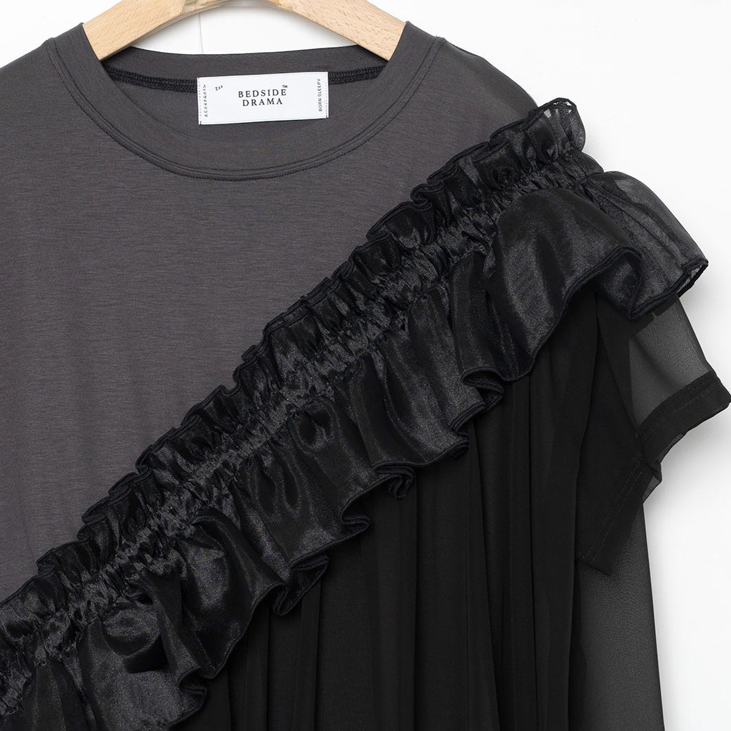 Tutu Frill Tee Dress | Color_Black | No_BSD26SS-08_Black【BEDSIDEDRAMA_ベッドサイドドラマ】【入荷予定アイテム・入荷連絡可能】