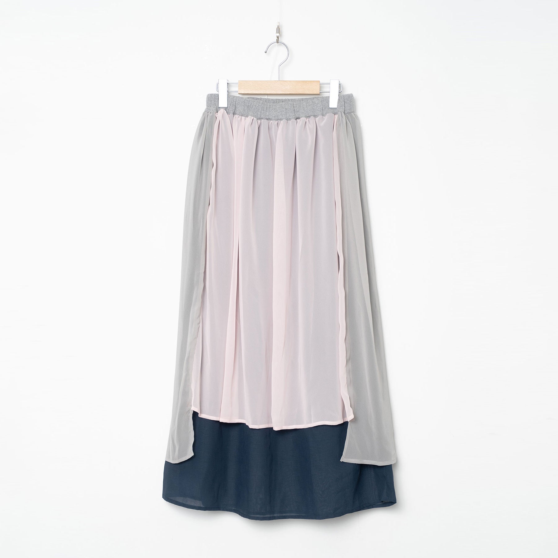 Mirage Layer Skirt | Color_Grey | No_BSD26SS-09_Grey【BEDSIDEDRAMA_ベッドサイドドラマ】【入荷予定アイテム・入荷連絡可能】