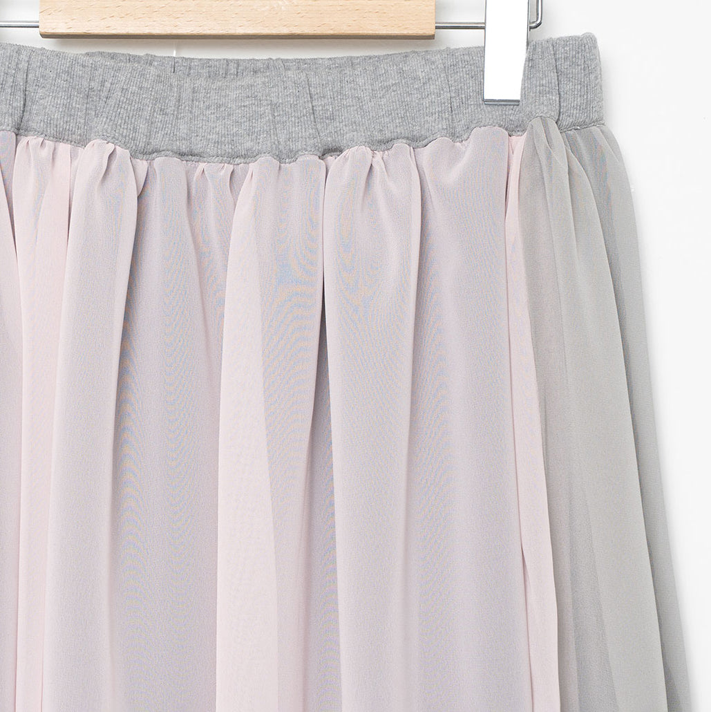 Mirage Layer Skirt | Color_Grey | No_BSD26SS-09_Grey【BEDSIDEDRAMA_ベッドサイドドラマ】【入荷予定アイテム・入荷連絡可能】