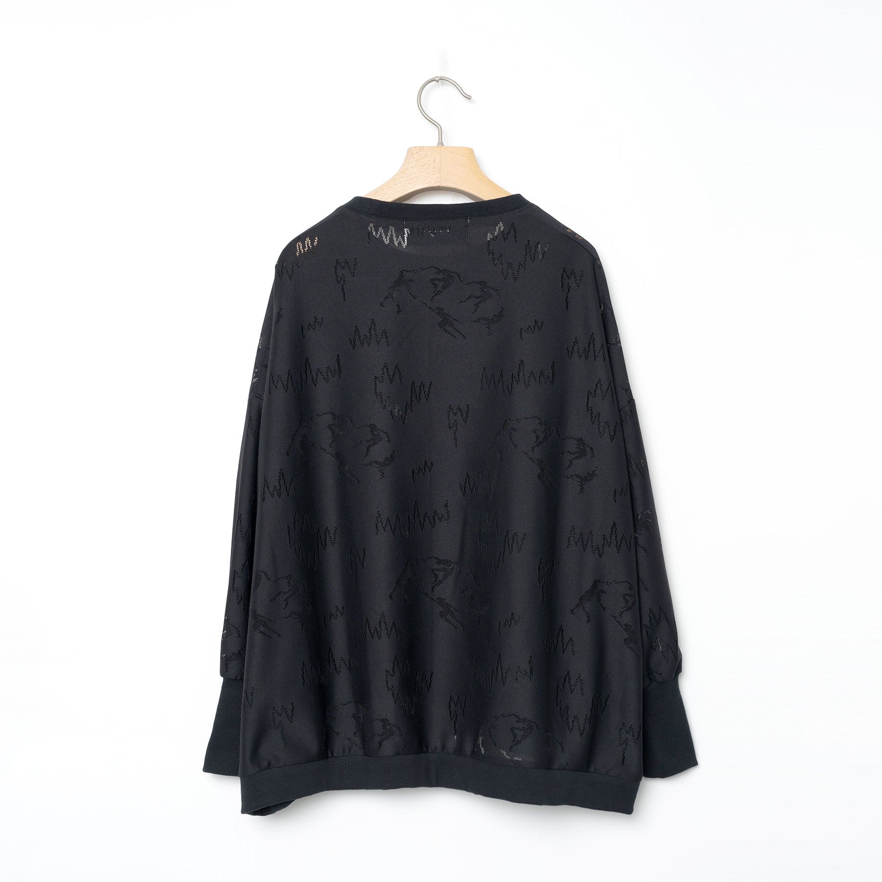 Dancing Lace Pullover | Color_Black | No_BSD26SS-11_Black【BEDSIDEDRAMA_ベッドサイドドラマ】【入荷予定アイテム・入荷連絡可能】
