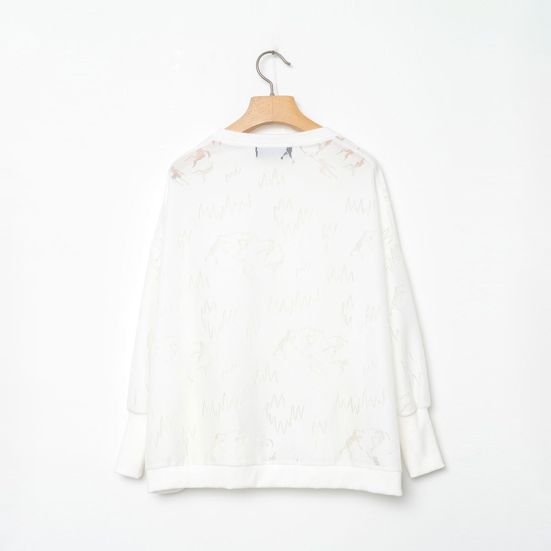 Dancing Lace Pullover | Color_White | No_BSD26SS-11_White【BEDSIDEDRAMA_ベッドサイドドラマ】【入荷予定アイテム・入荷連絡可能】