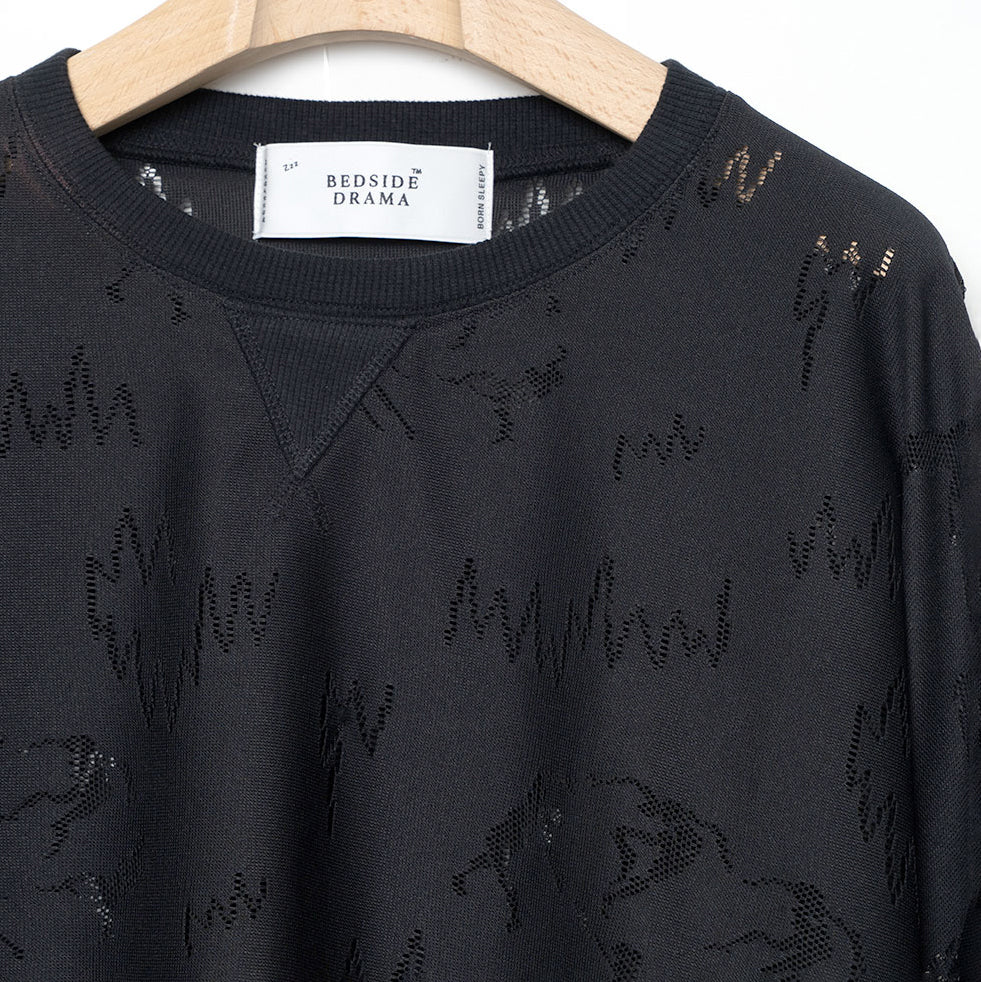 Dancing Lace Pullover | Color_Black | No_BSD26SS-11_Black【BEDSIDEDRAMA_ベッドサイドドラマ】【入荷予定アイテム・入荷連絡可能】