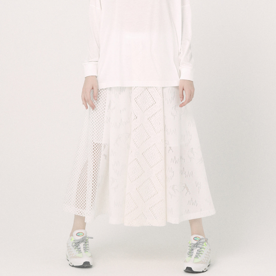 Dancing Lace Culottes | Color_White | No_BSD26SS-12_White【BEDSIDEDRAMA_ベッドサイドドラマ】【入荷予定アイテム・入荷連絡可能】
