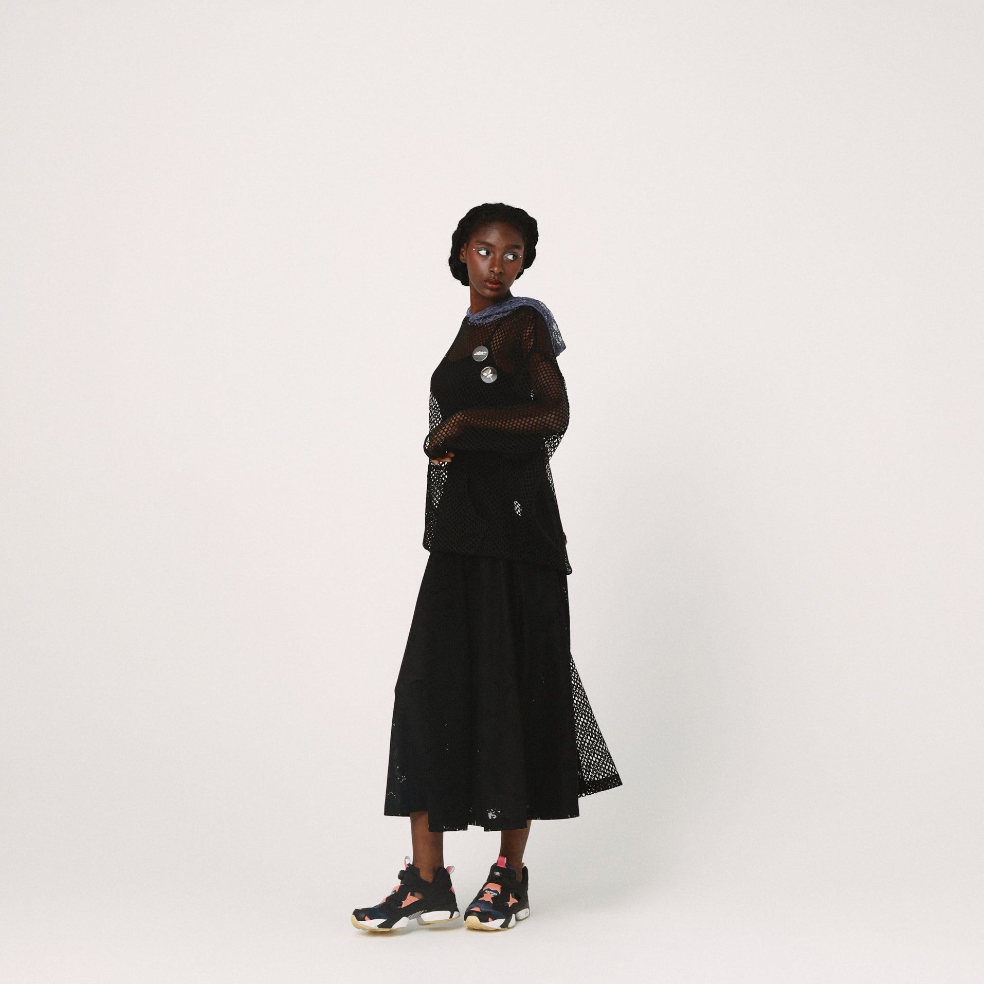 Dancing Lace Culottes | Color_Black | No_BSD26SS-12_Black【BEDSIDEDRAMA_ベッドサイドドラマ】【入荷予定アイテム・入荷連絡可能】