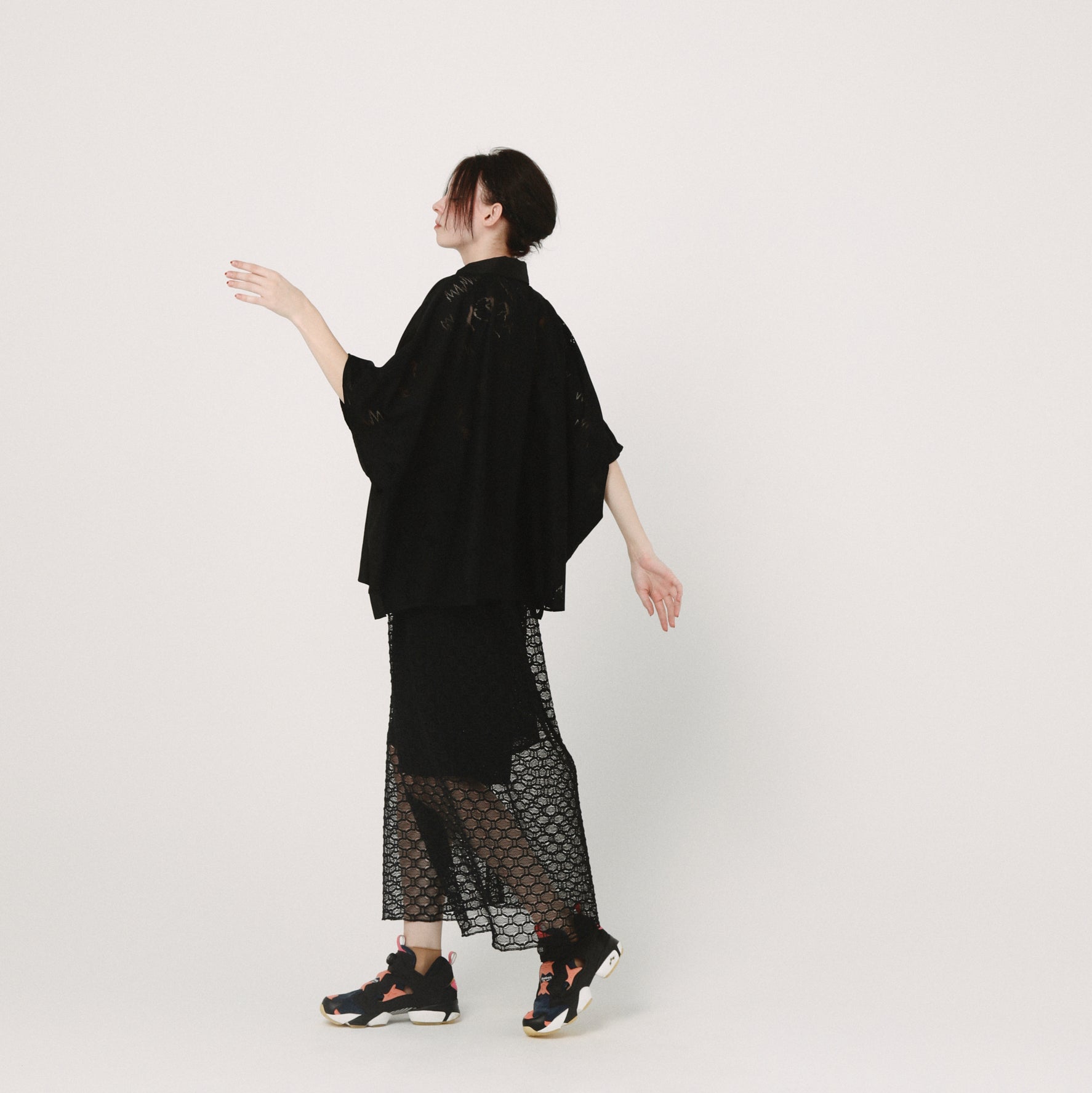 Ultra Mesh Skirt | Color_Black | No_BSD26SS-21_Black【BEDSIDEDRAMA_ベッドサイドドラマ】【入荷予定アイテム・入荷連絡可能】