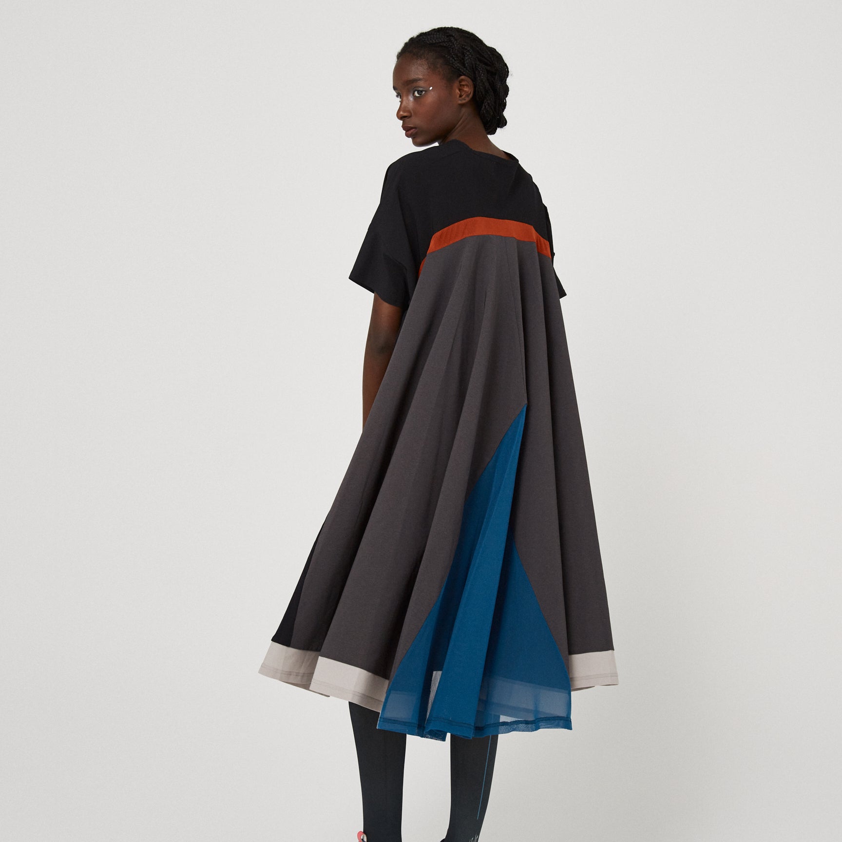 Draped Maxi Tee Dress | Color_Black | No_BSD26SS-22_Black【BEDSIDEDRAMA_ベッドサイドドラマ】【入荷予定アイテム・入荷連絡可能】