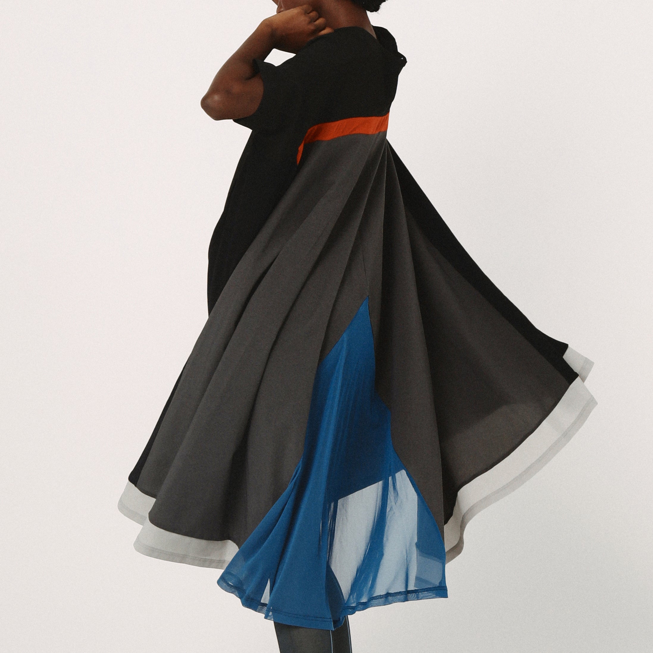 Draped Maxi Tee Dress | Color_Black | No_BSD26SS-22_Black【BEDSIDEDRAMA_ベッドサイドドラマ】【入荷予定アイテム・入荷連絡可能】