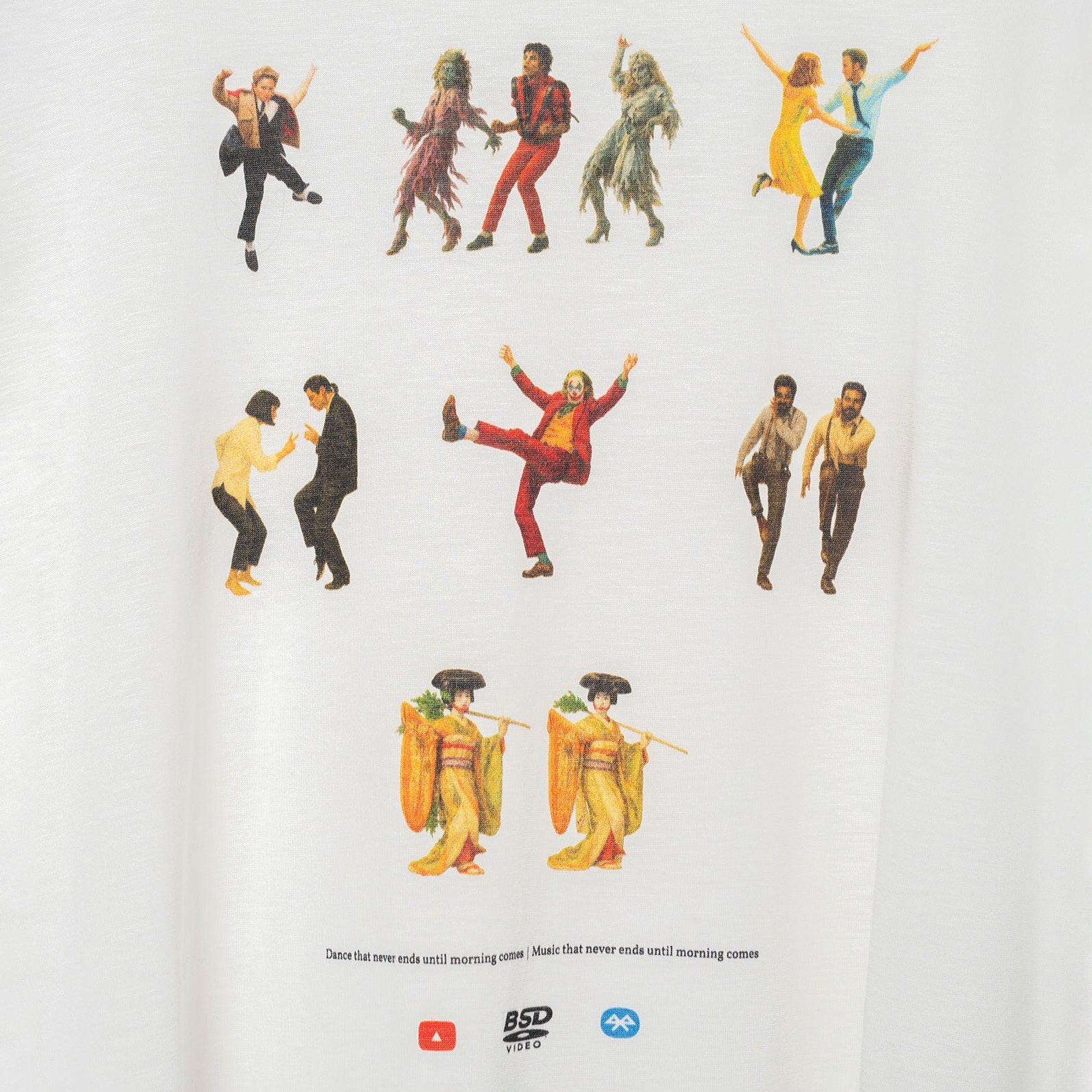 OMNIDANCE Flare T-Shirt | Color_White | No_BSD26SS-25A_White【BEDSIDEDRAMA_ベッドサイドドラマ】【入荷予定アイテム・入荷連絡可能】