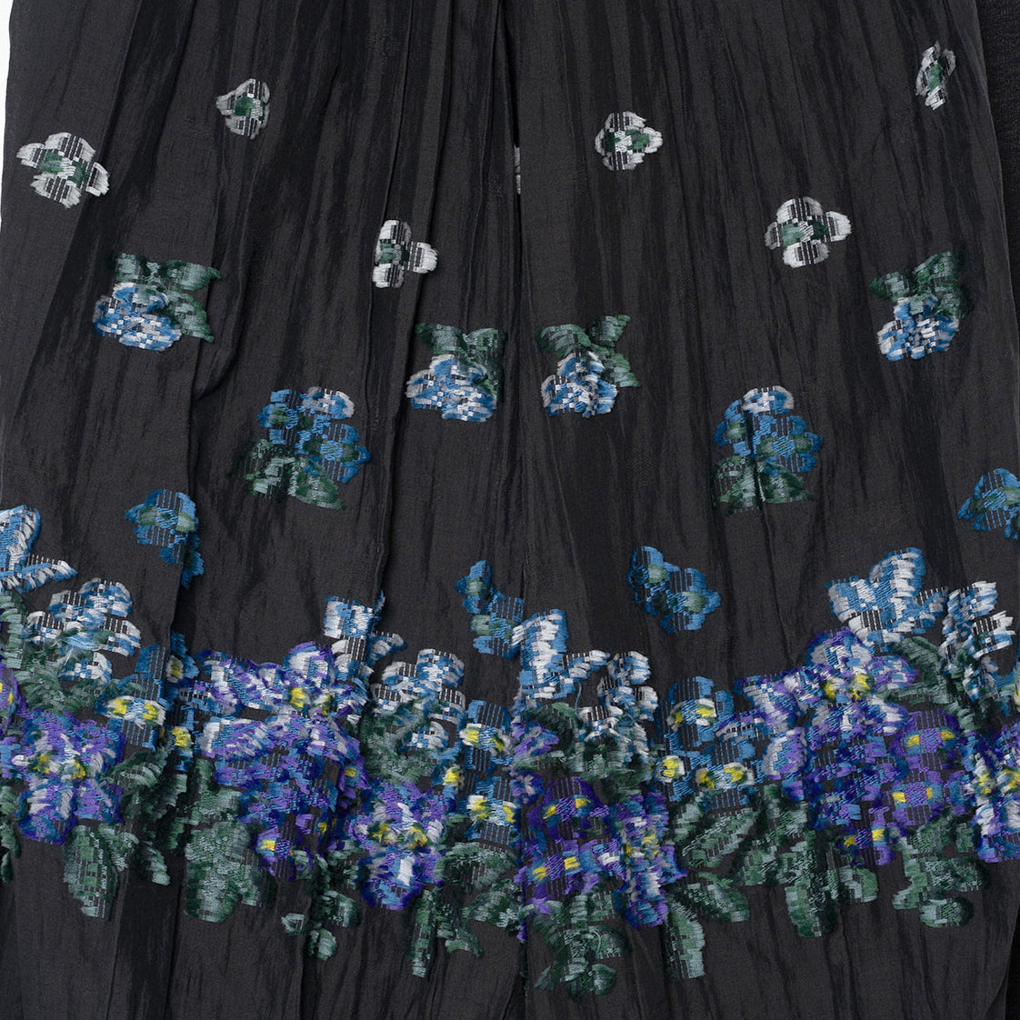 Mosaic Garden Simple Skirt | Color_Black | No_BSD26SS-29_Black【BEDSIDEDRAMA_ベッドサイドドラマ】【入荷予定アイテム・入荷連絡可能】