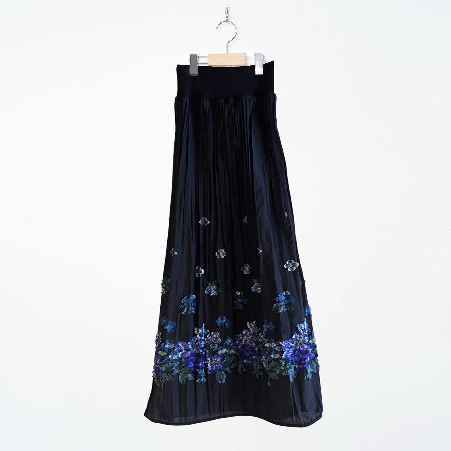Mosaic Garden Simple Skirt | Color_Black | No_BSD26SS-29_Black【BEDSIDEDRAMA_ベッドサイドドラマ】【入荷予定アイテム・入荷連絡可能】
