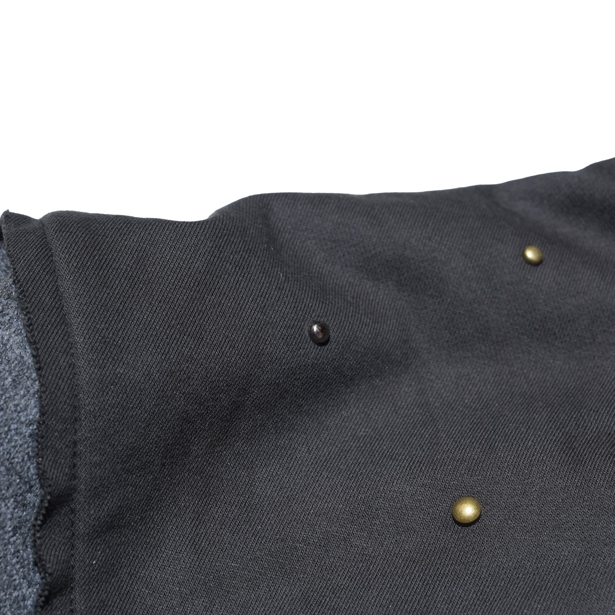 (A)crypsis® “High-Density Handcrafted Starry Sky Jewelry-Detail Structured Zipper Jacket” in Dark Gray | (A)CRYPSIS®
