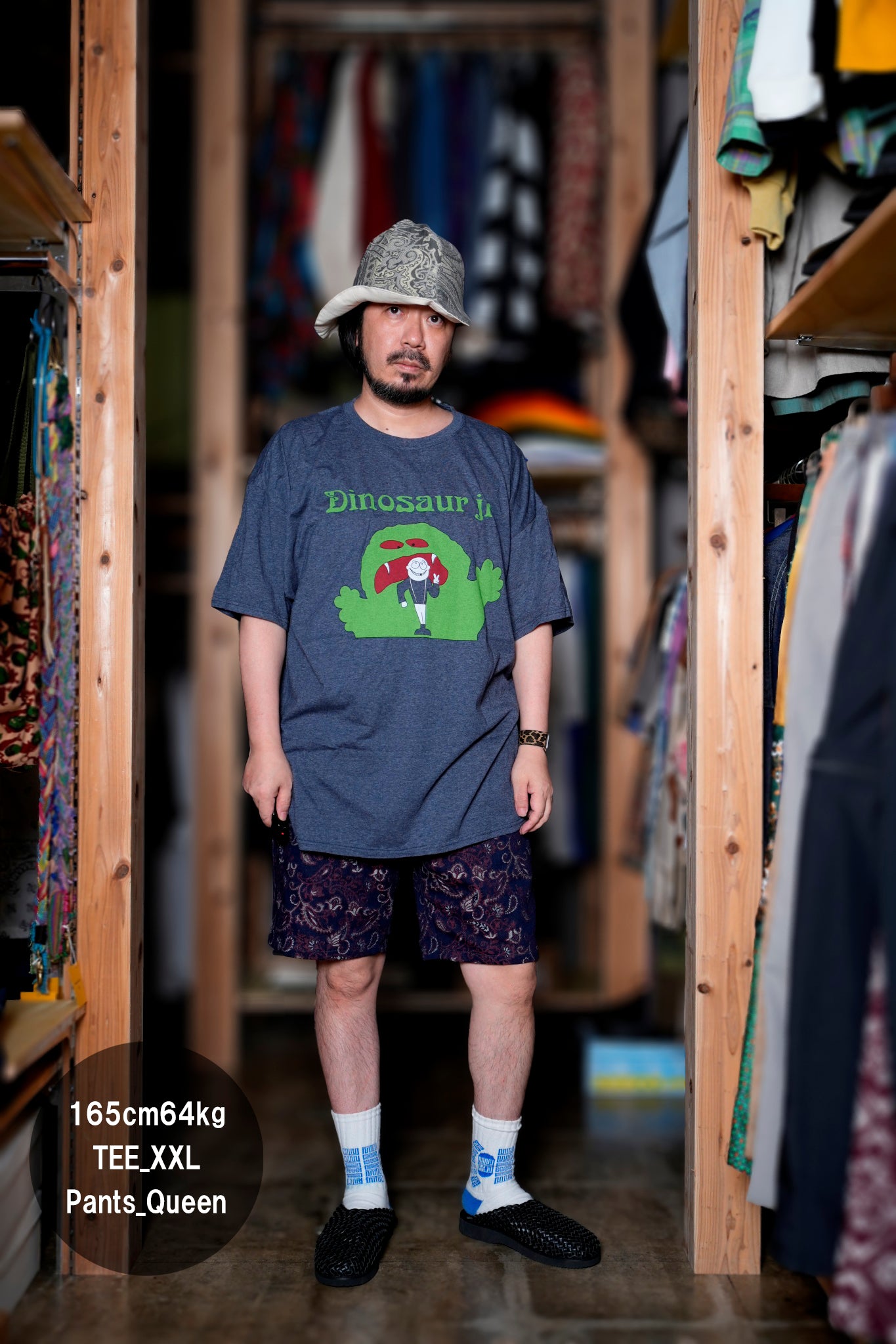 Dinosaur Jr. Faded Monster T-shirt【Kung Fu Inc】