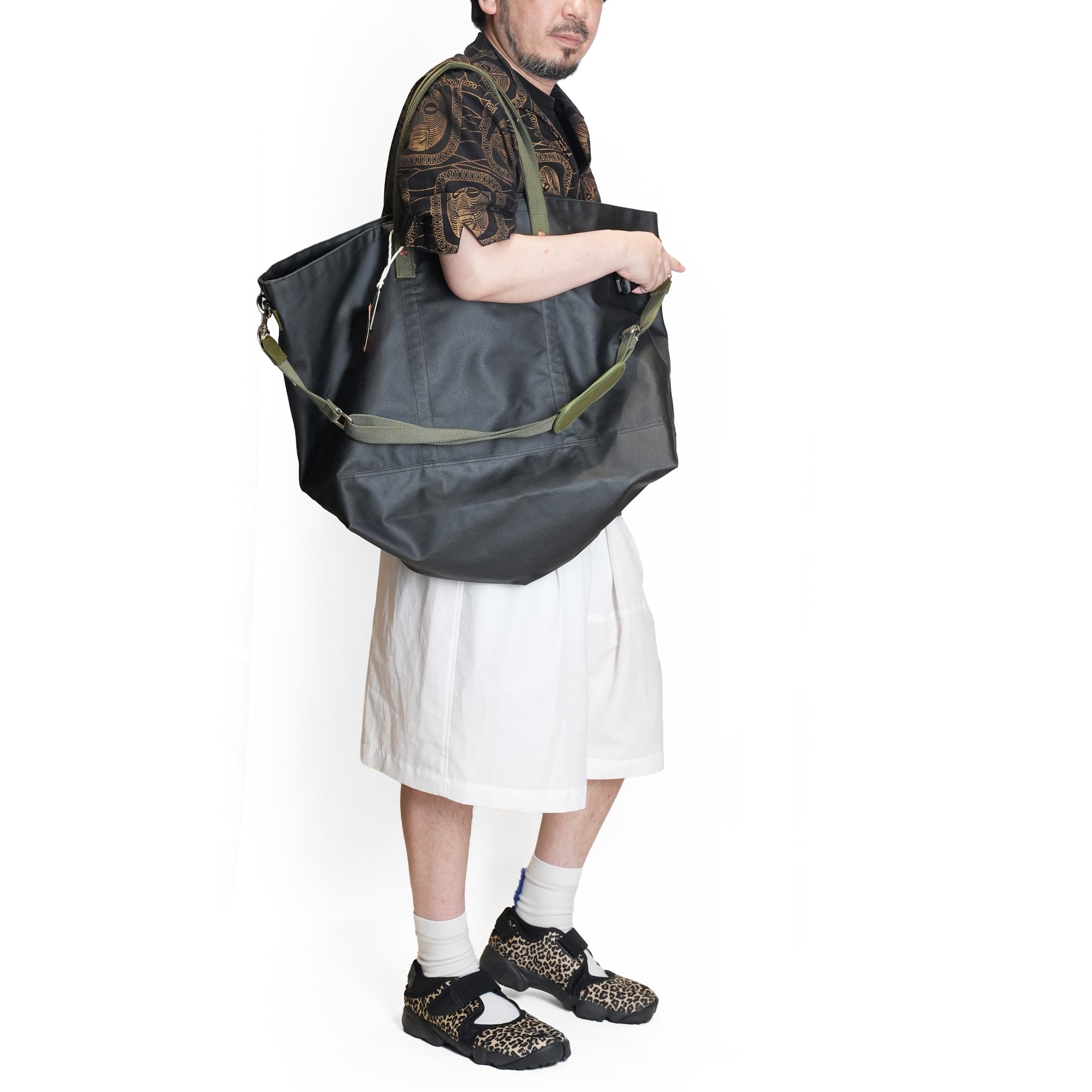 PL×WASABI DURABLE TENT TOTE L BLK | POLER