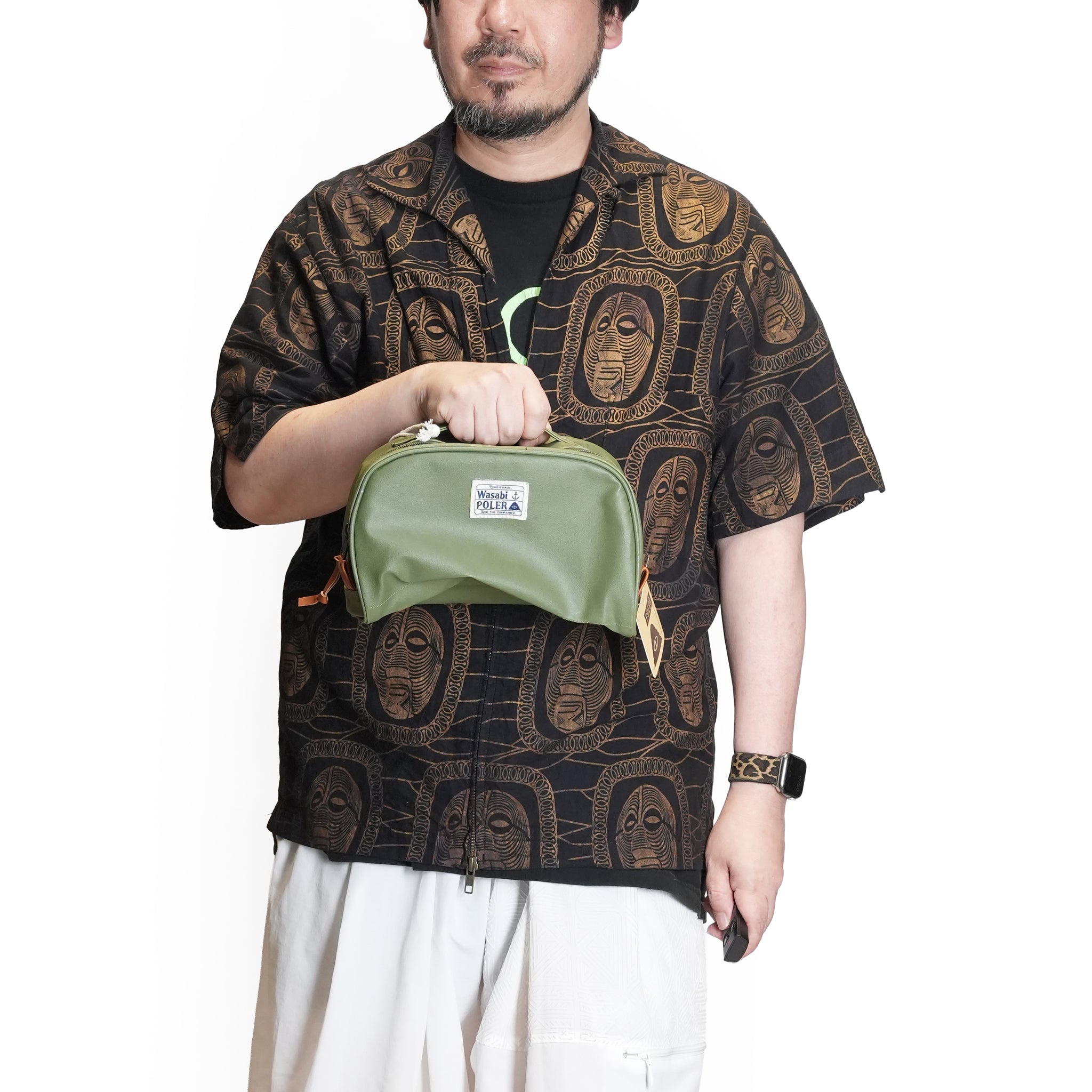 PL×WASABI DURABLE TENT POUCH M GRN | POLER | 入荷予定アイテム