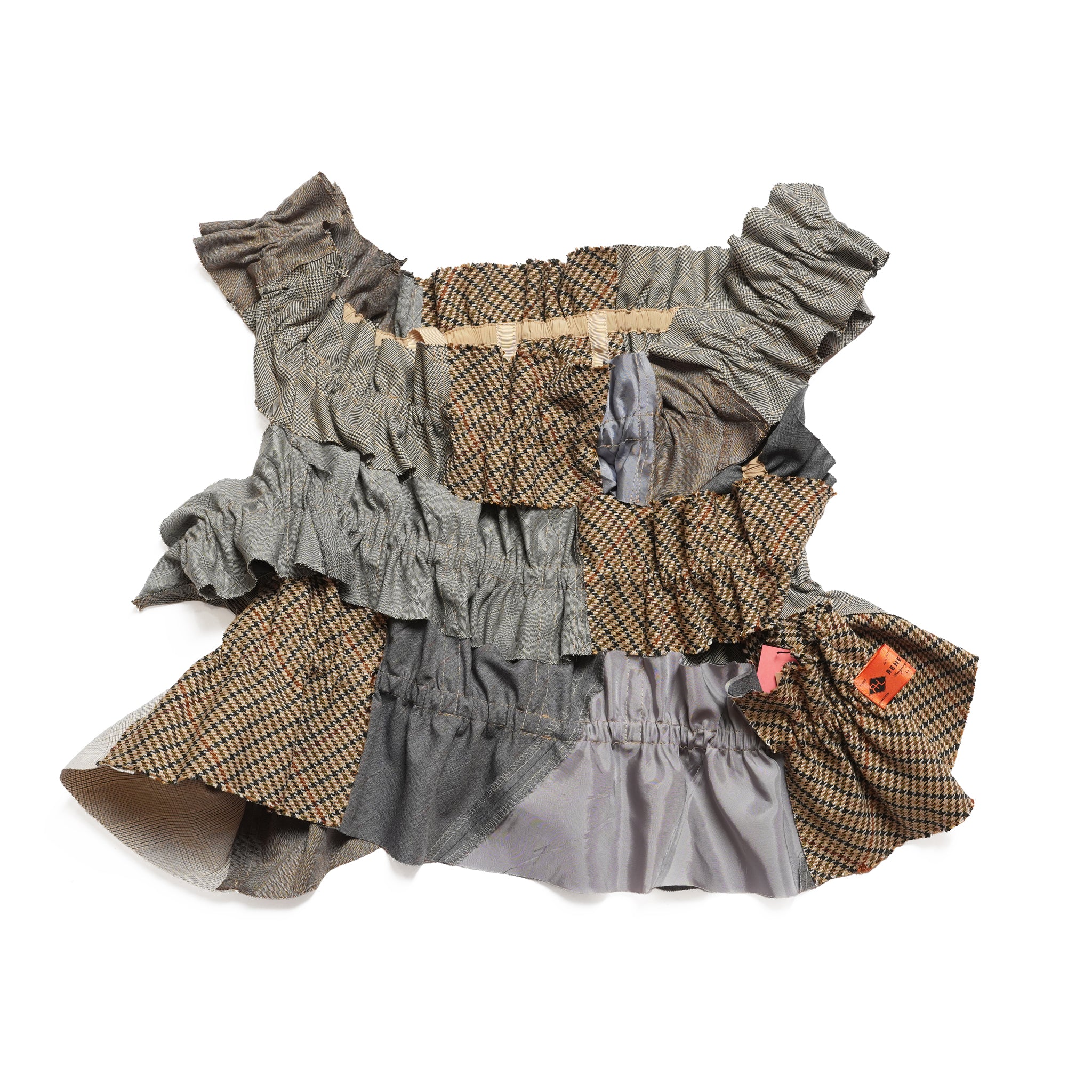 AT-283 | スーツパッチフリルキャミ  | Color:Gray_10 | Size-Free【REHERSALL_リハーズオール】