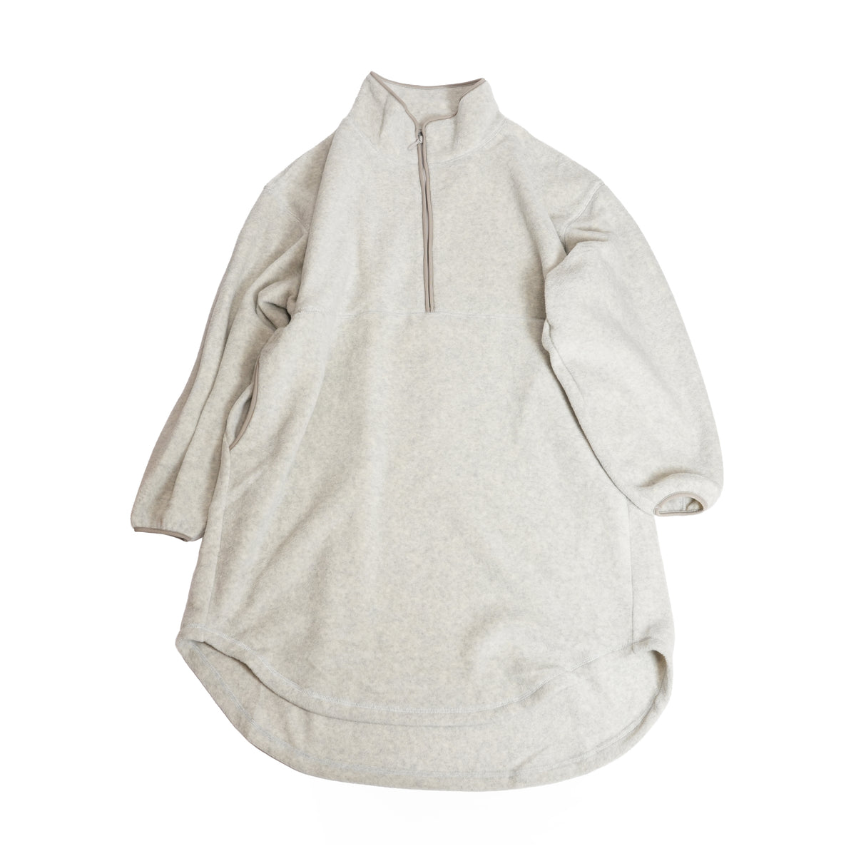 HALF ZIP FLEECE LONG P/O – Ashgy | KHA:KI